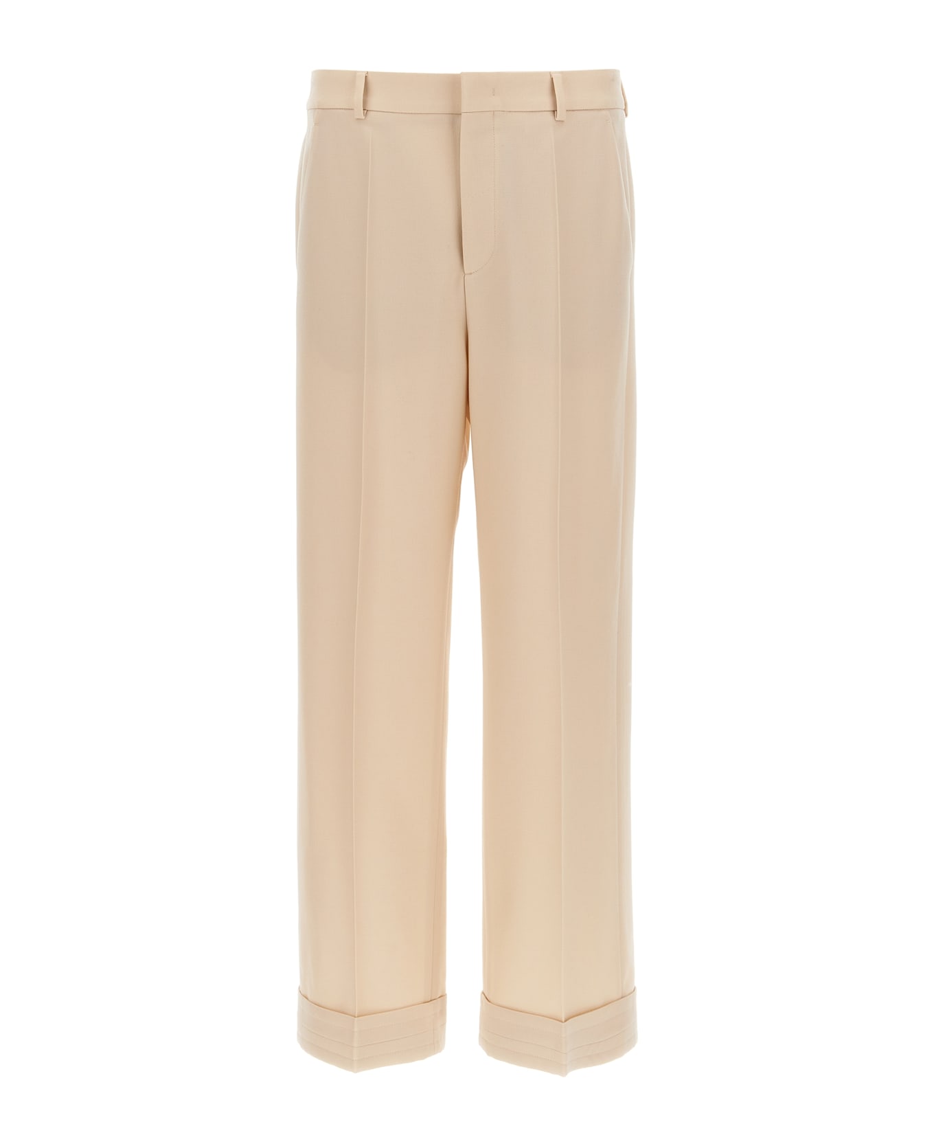 Valentino Garavani Wool Pants - Beige