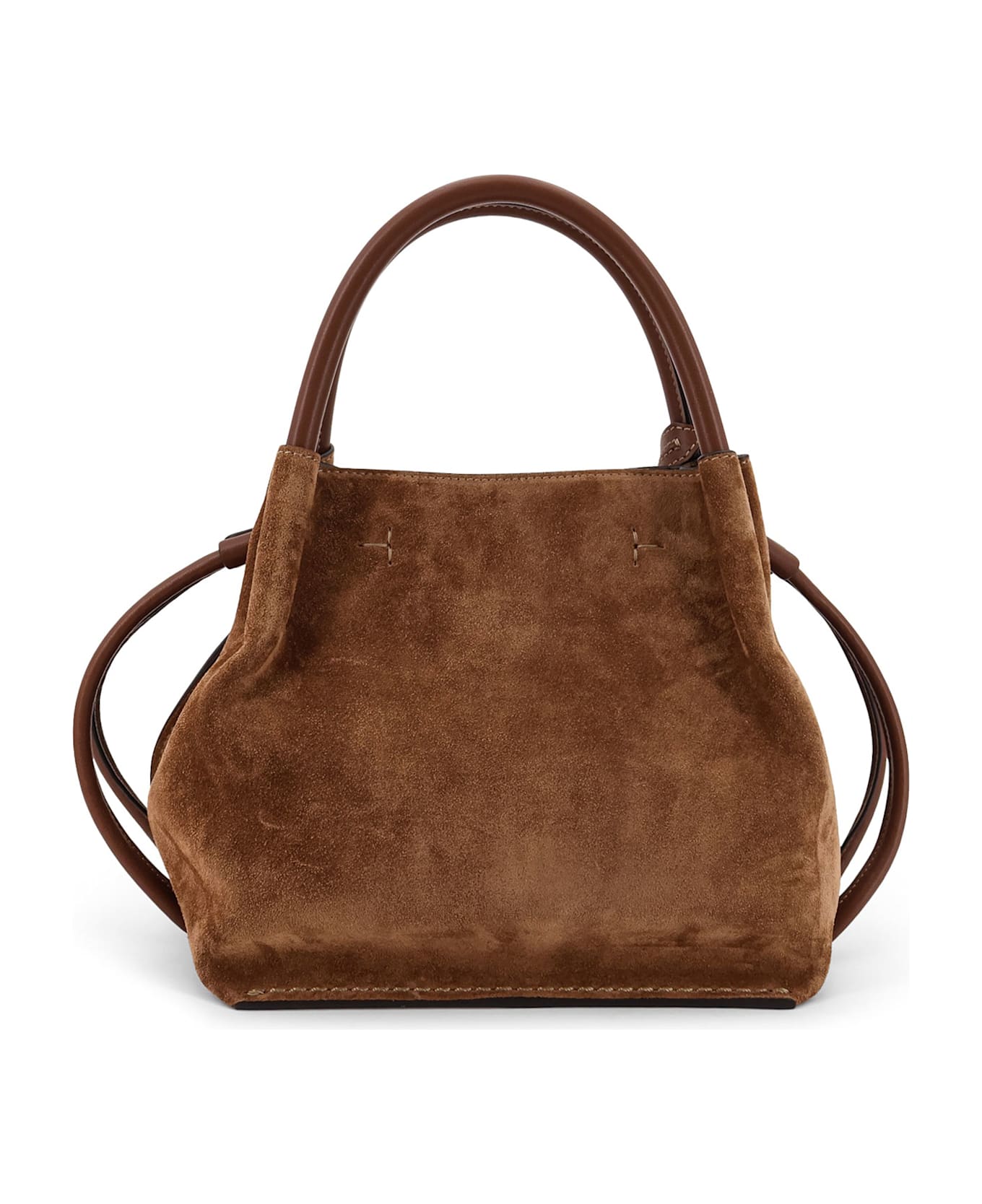 Tod
s Suede Shoulder Bag - Beige