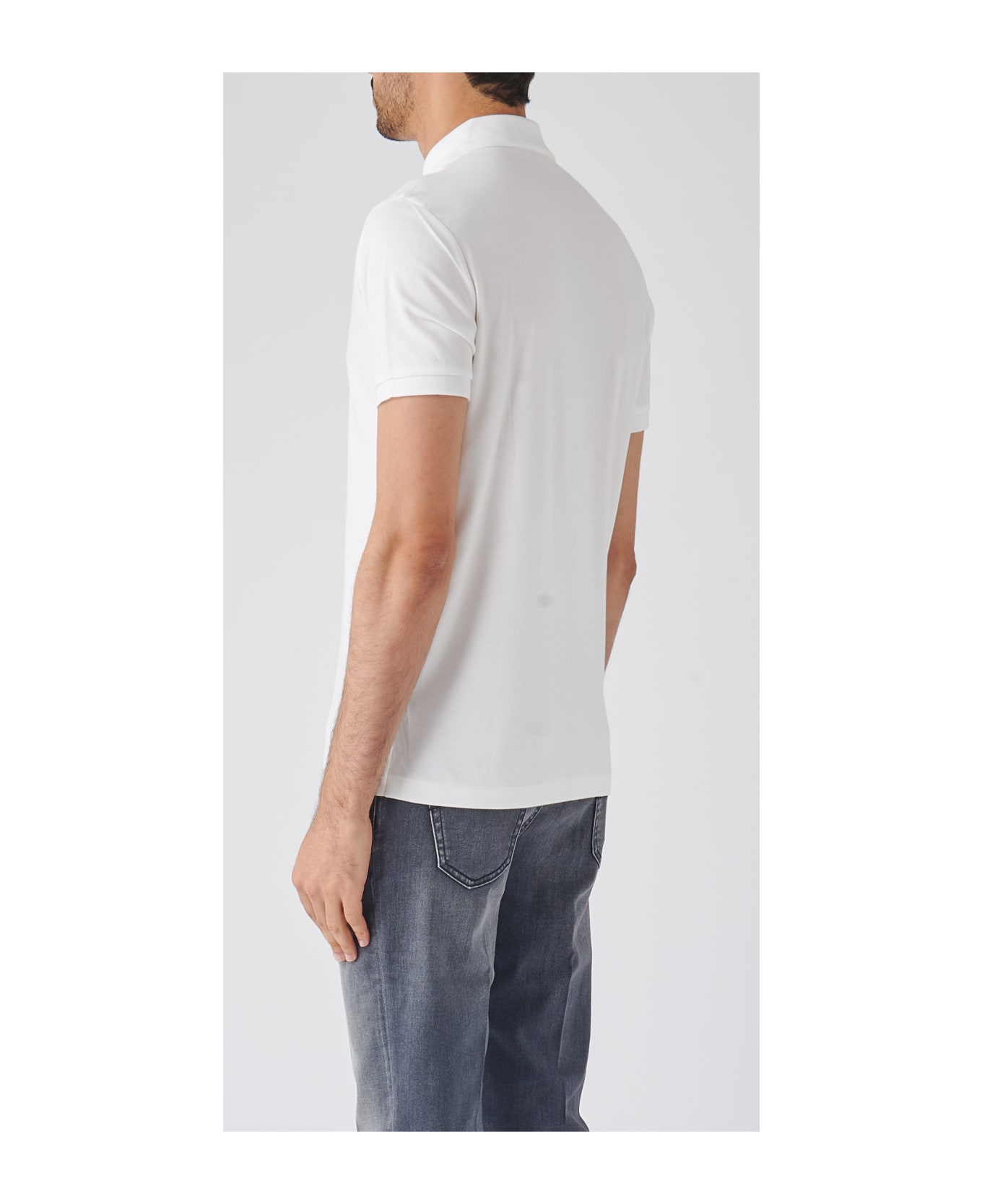 Polo Ralph Lauren Short Sleeve Knit Shirt - BIANCO