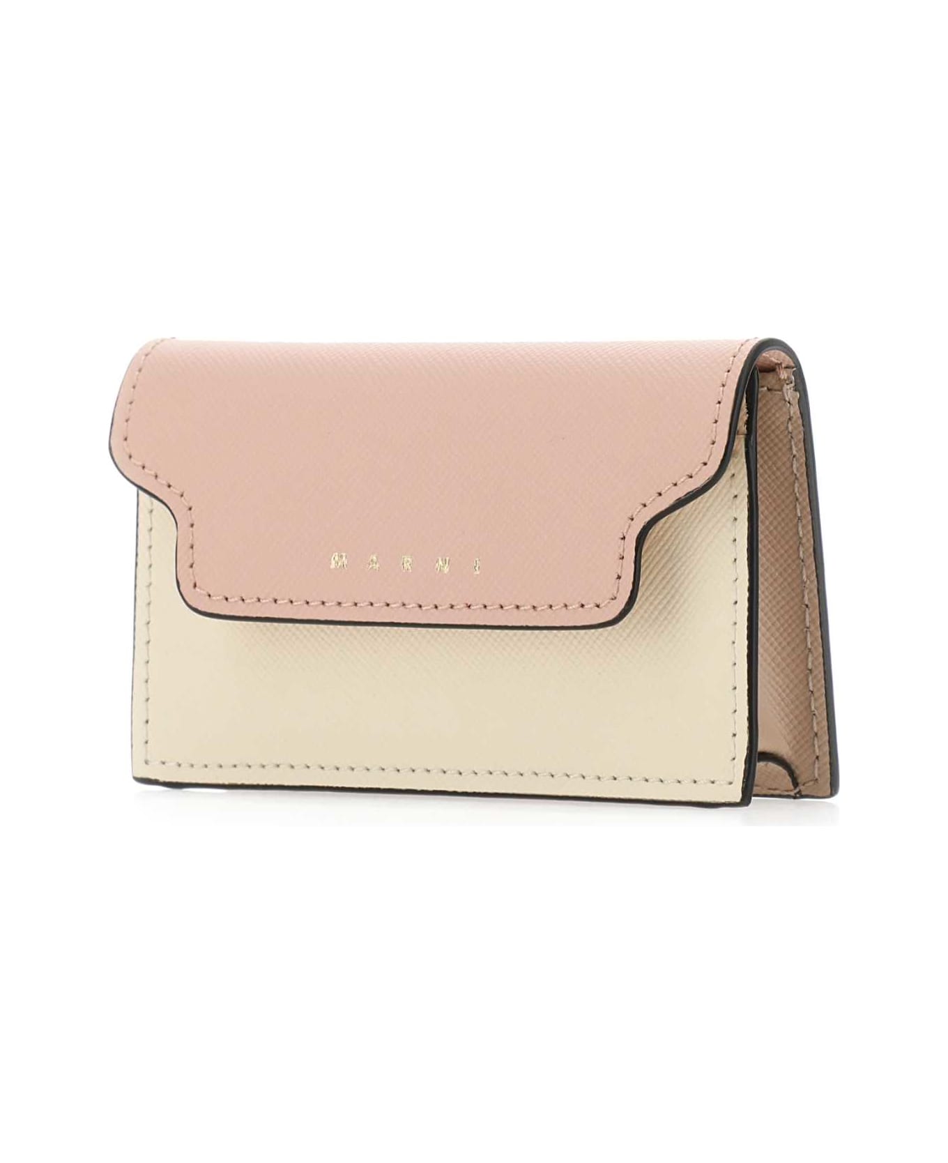Marni Multicolor Leather Business Card Holder - Z605M