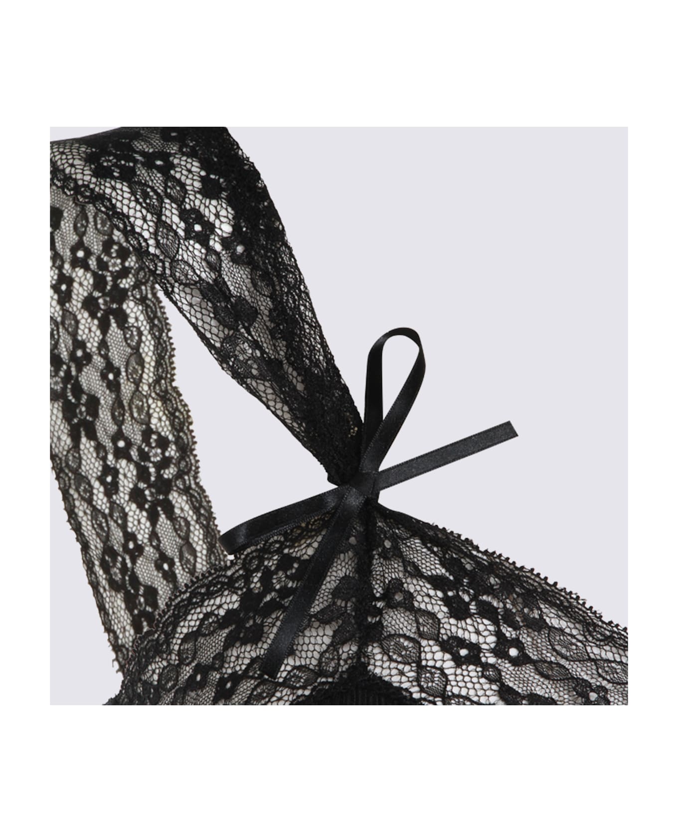 Saint Laurent Black Silk Top - Black