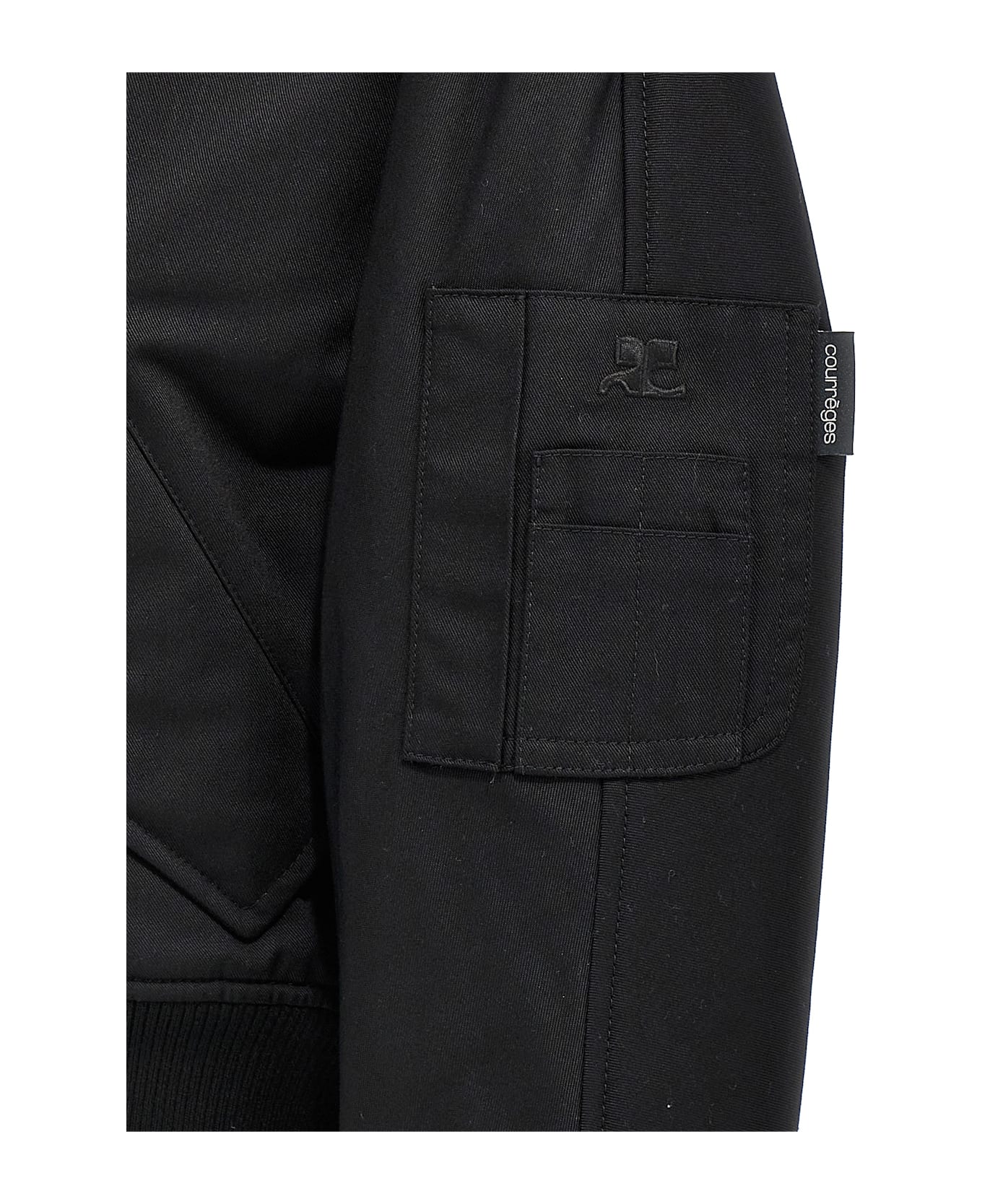 Courrèges Scuba Bomber Jacket - Black  