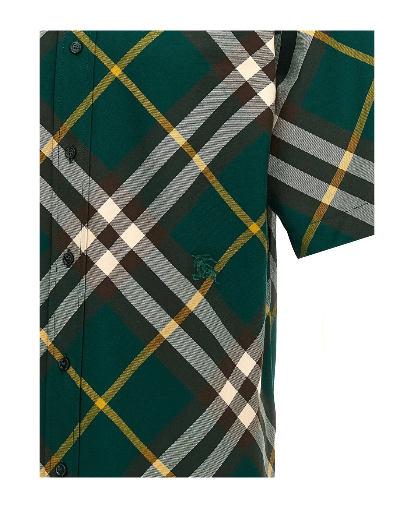 Burberry Check Shirt - Green