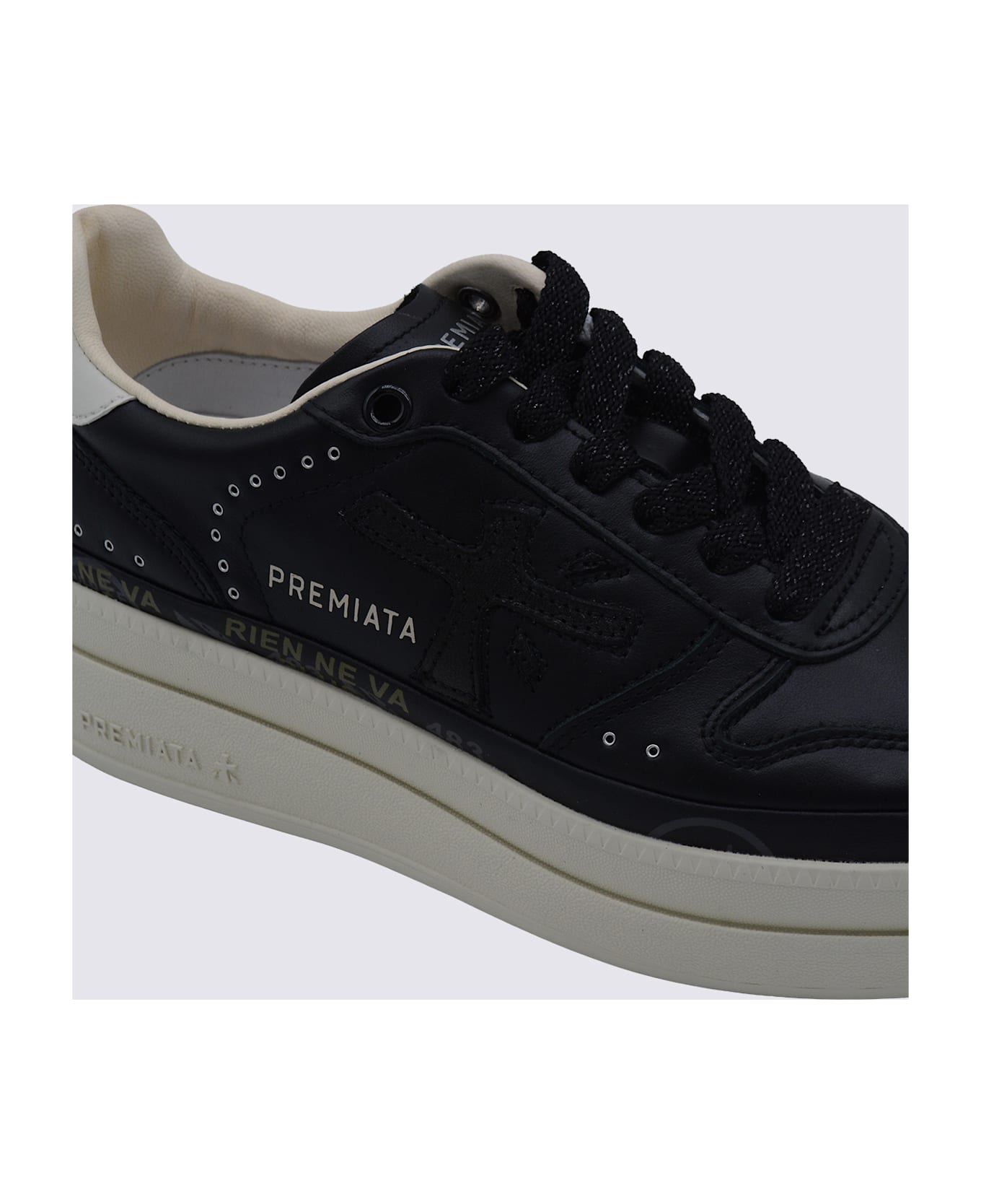 Premiata Black Micol Sneakers