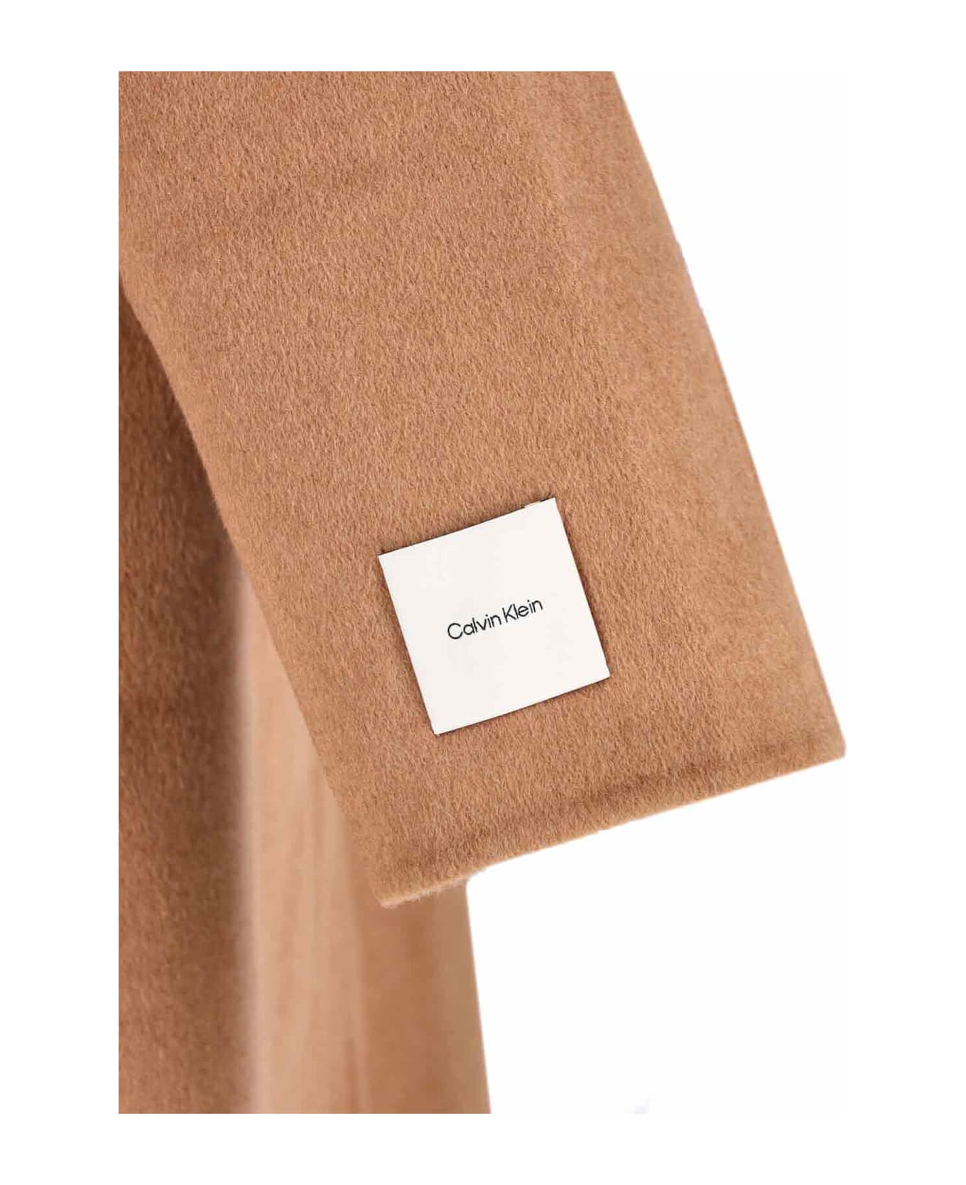 Calvin Klein Single-breasted Coat - Brown