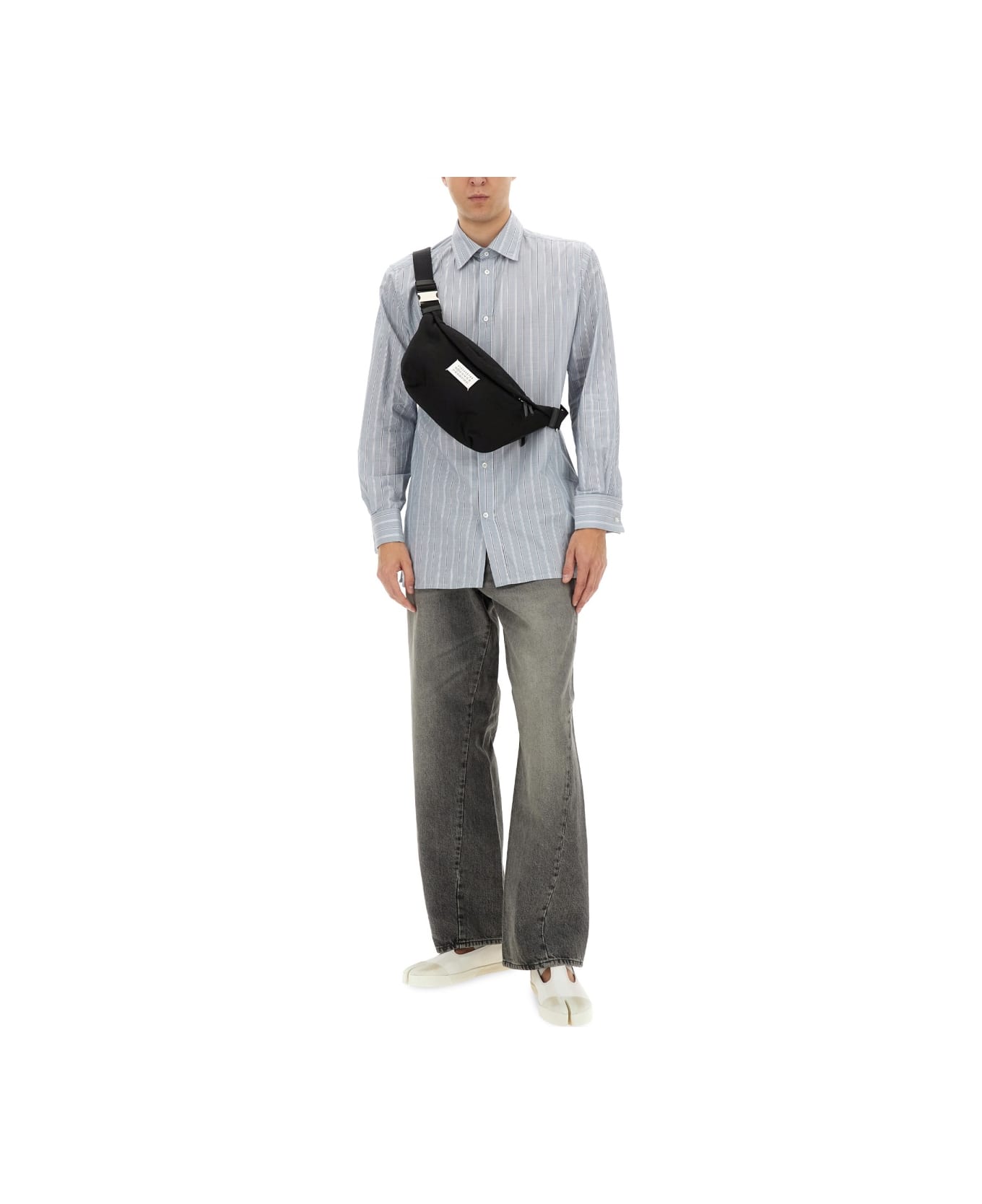 Maison Margiela Striped Shirt - AZURE