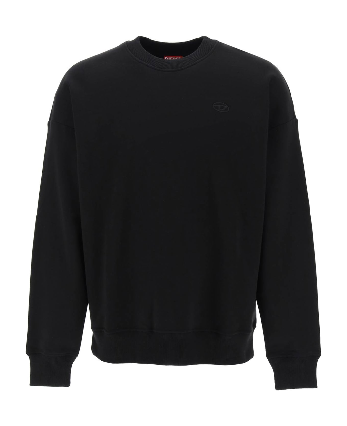 Diesel S-rob Megoval-d Sweatshirt - Black