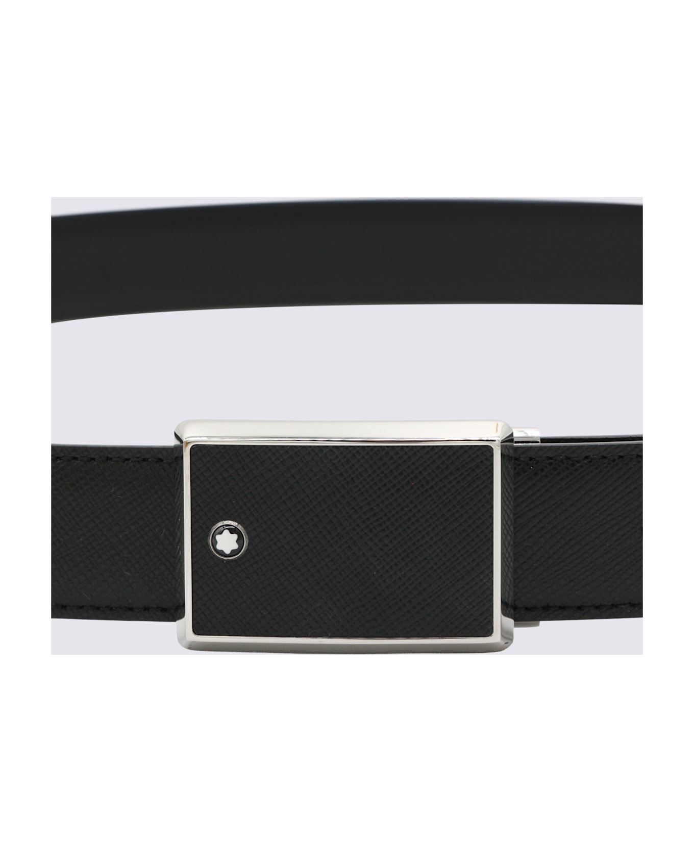 Montblanc Black Leather Belt