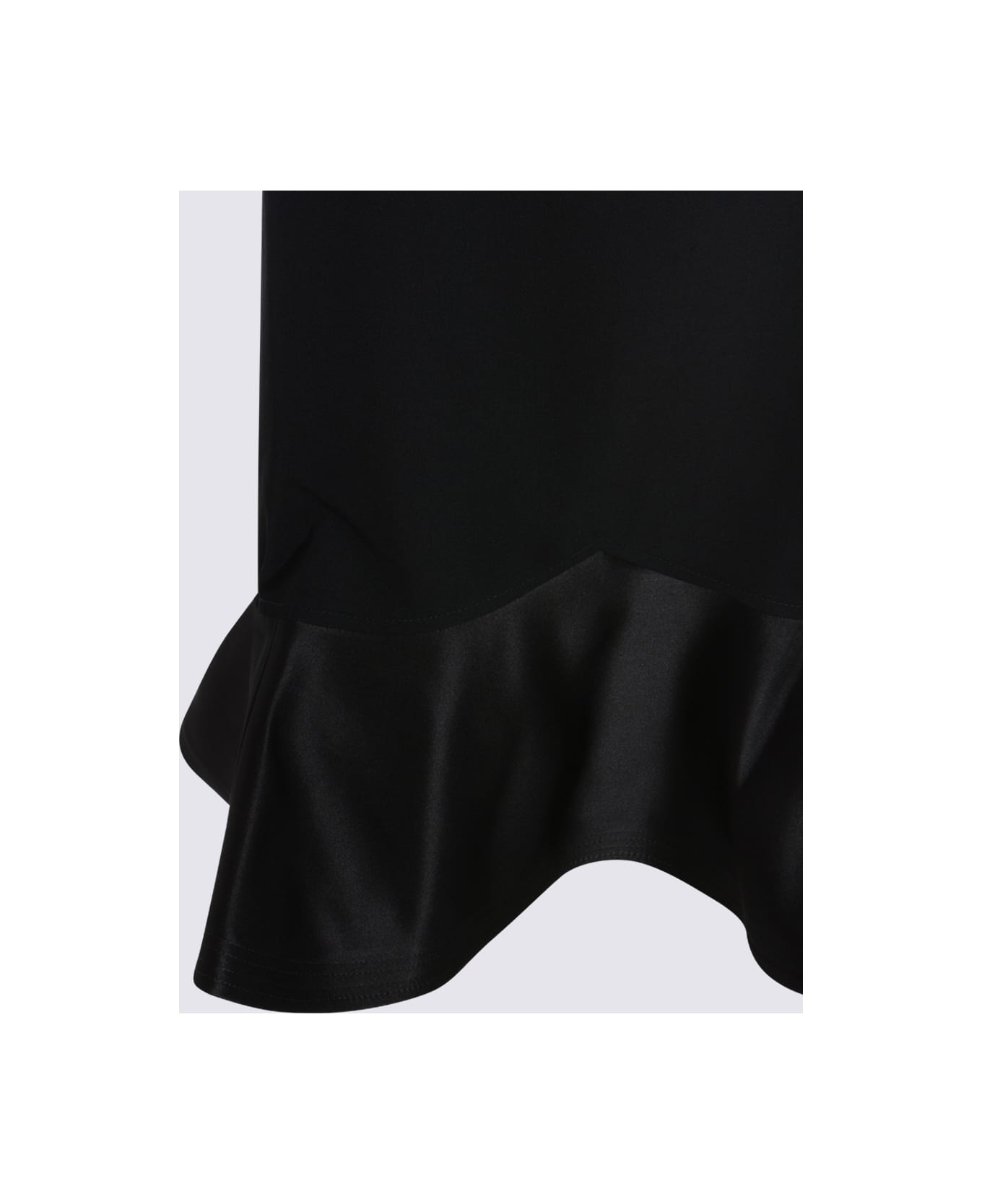 Fendi Black Wool Skirt - Black