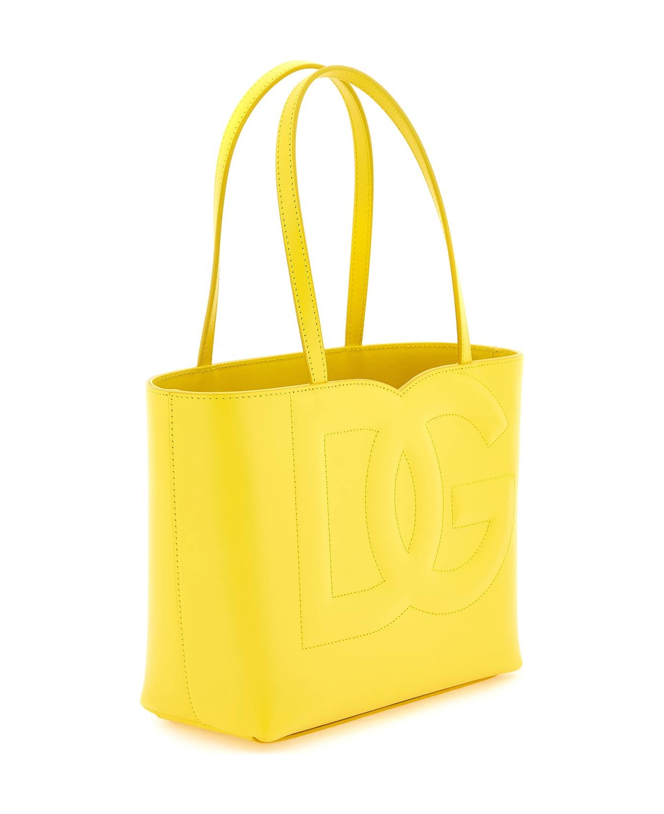 Dolce & Gabbana Logo Shopping Bag - YELLOW