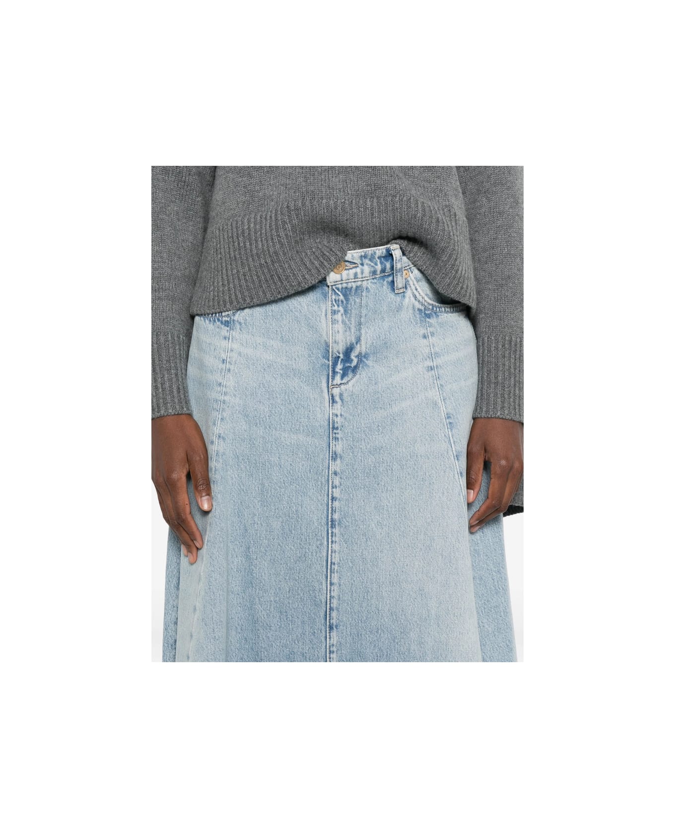 7 For All Mankind Skirt - BLUE