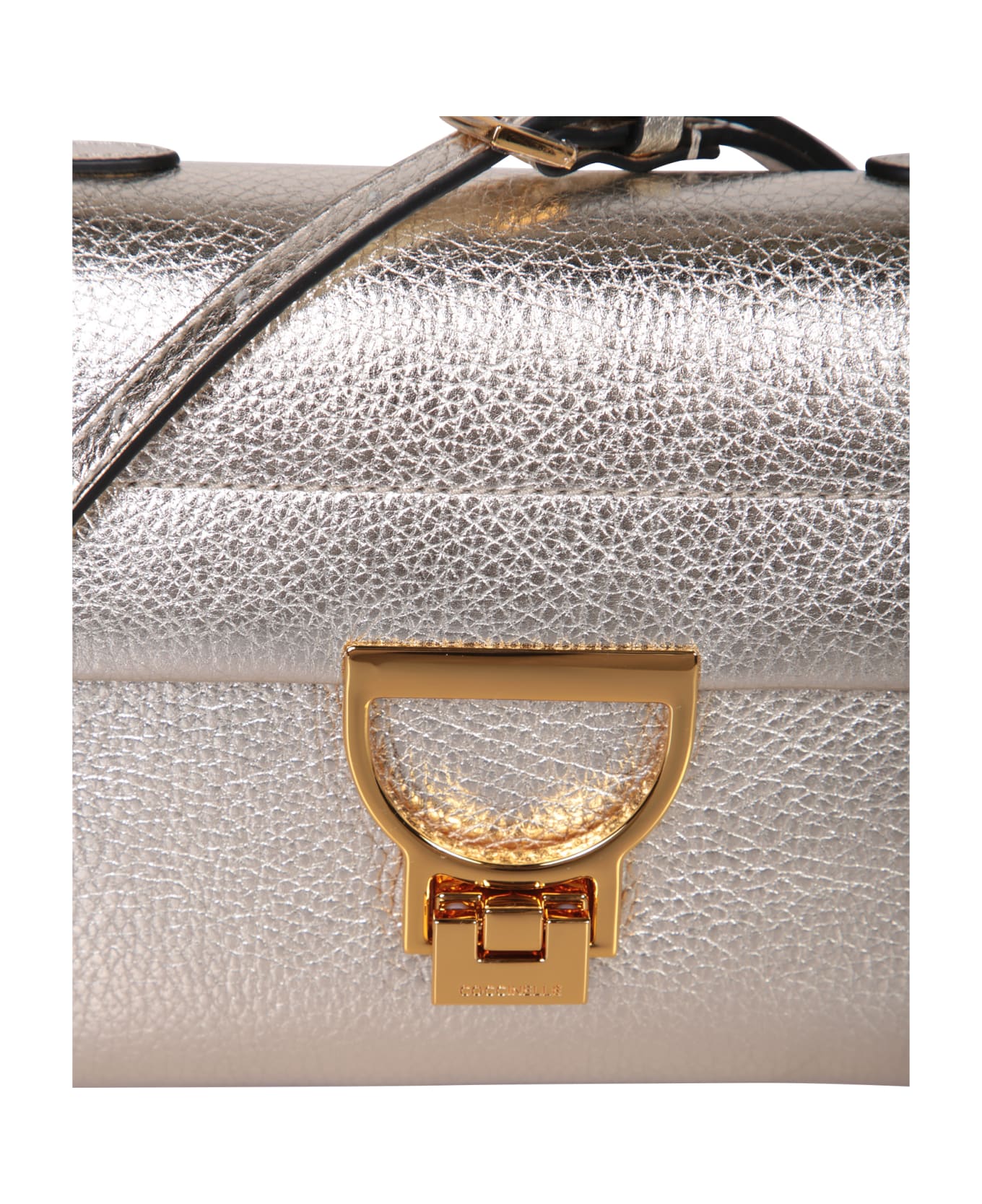 Coccinelle Binxie Mini Top Handle White Bag - White トートバッグ