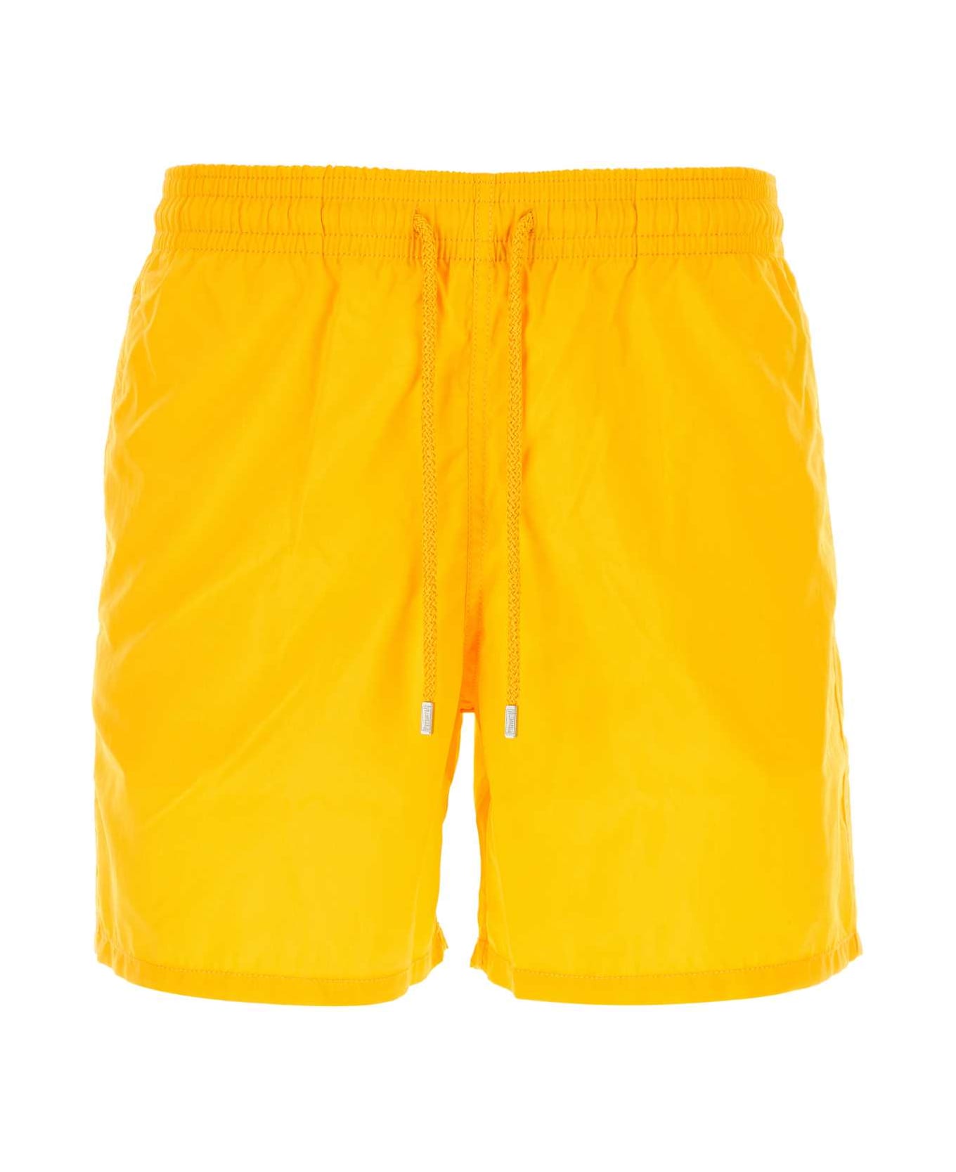 Vilebrequin Yellow Nylon Swimming Shorts - MAÏS
