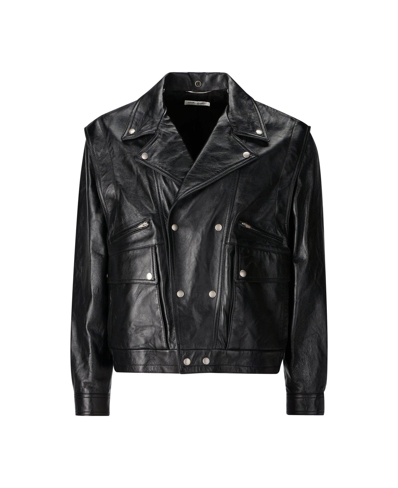 Saint Laurent Biker Leather Jacket