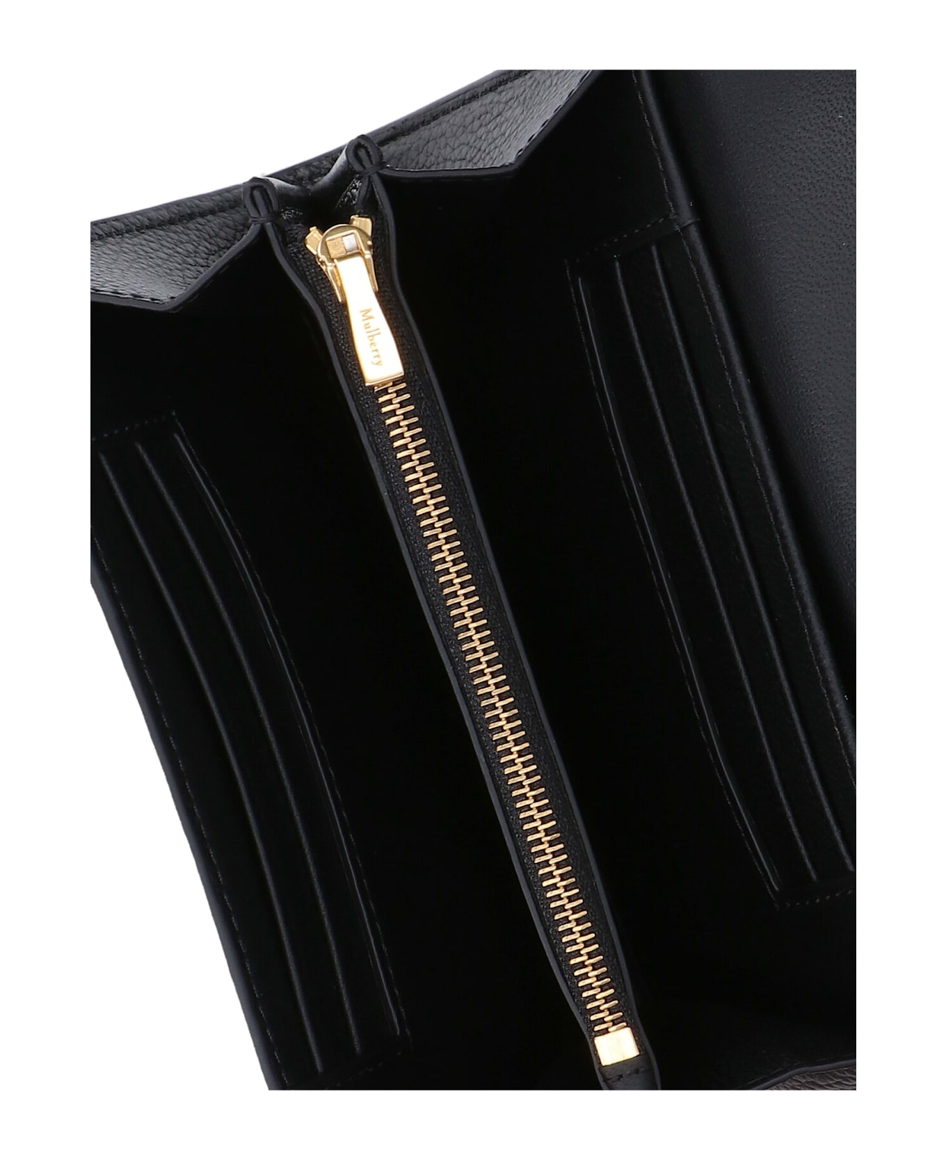Mulberry Medium Wallet "darley" - Black  