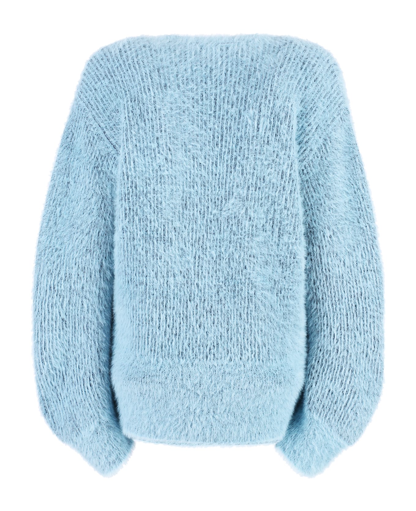 Stella McCartney Wool Blend Knit Cardigan - Light Blue