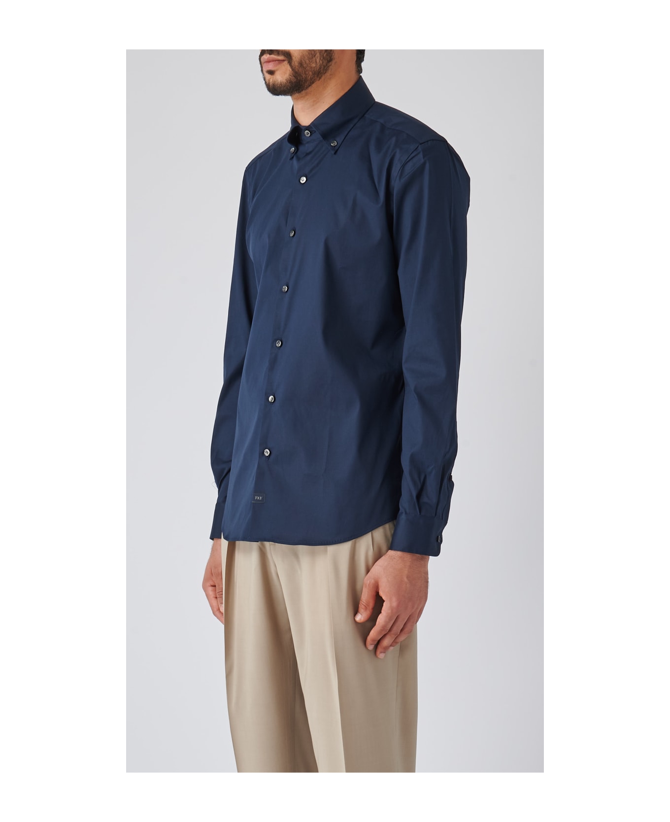 Fay Camicia Botton Down Shirt - NAVY