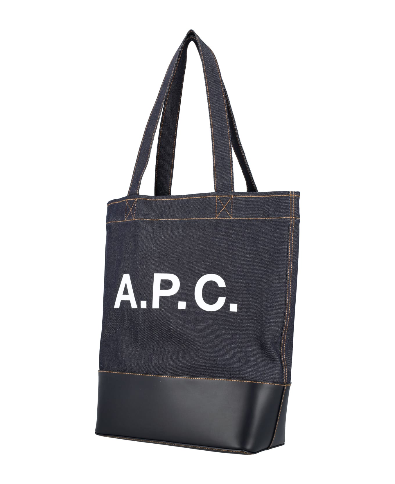 A.P.C. Axel Denim Tote - NAVY トートバッグ