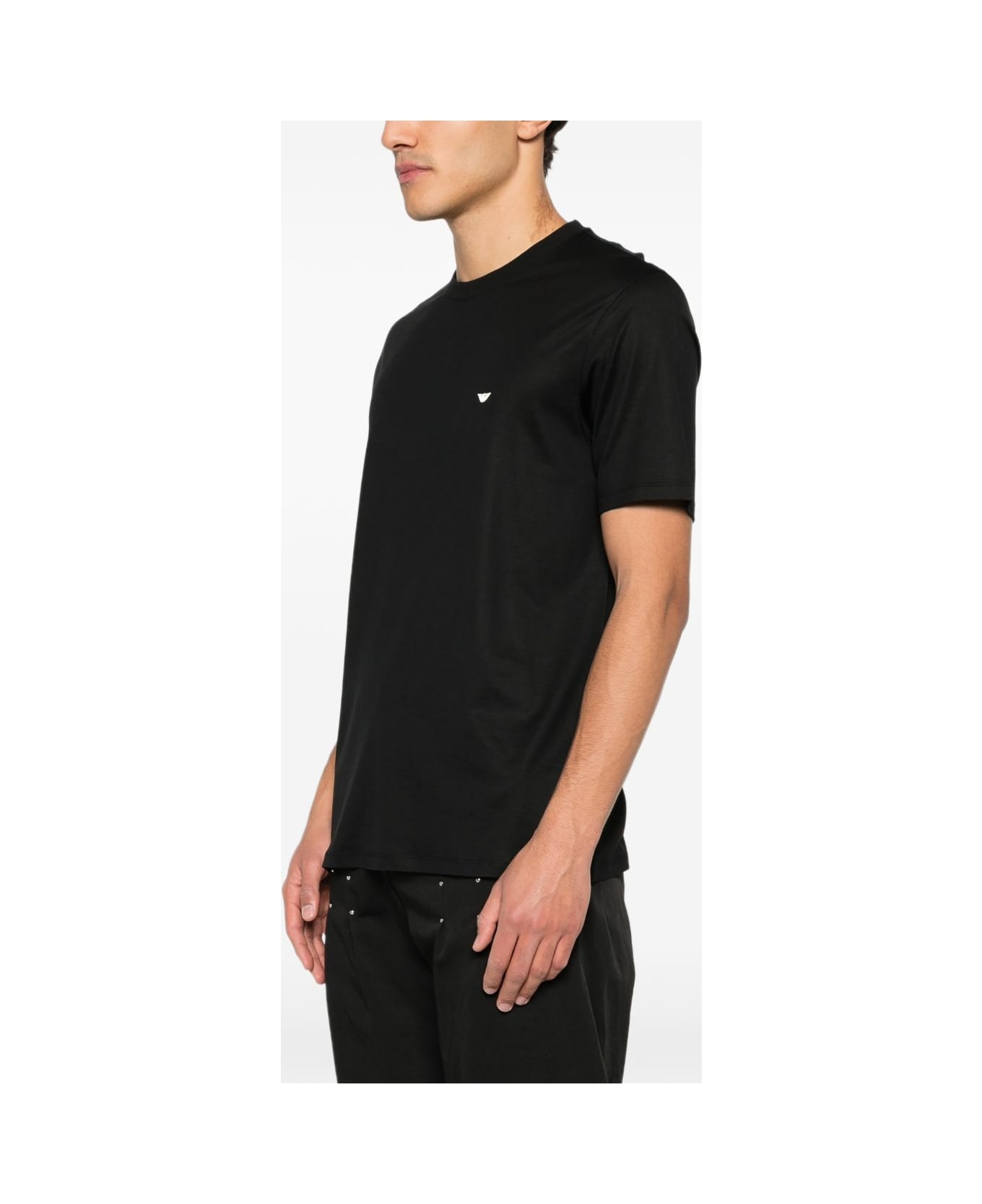 Emporio Armani Cotton Blend T-shirt - Black
