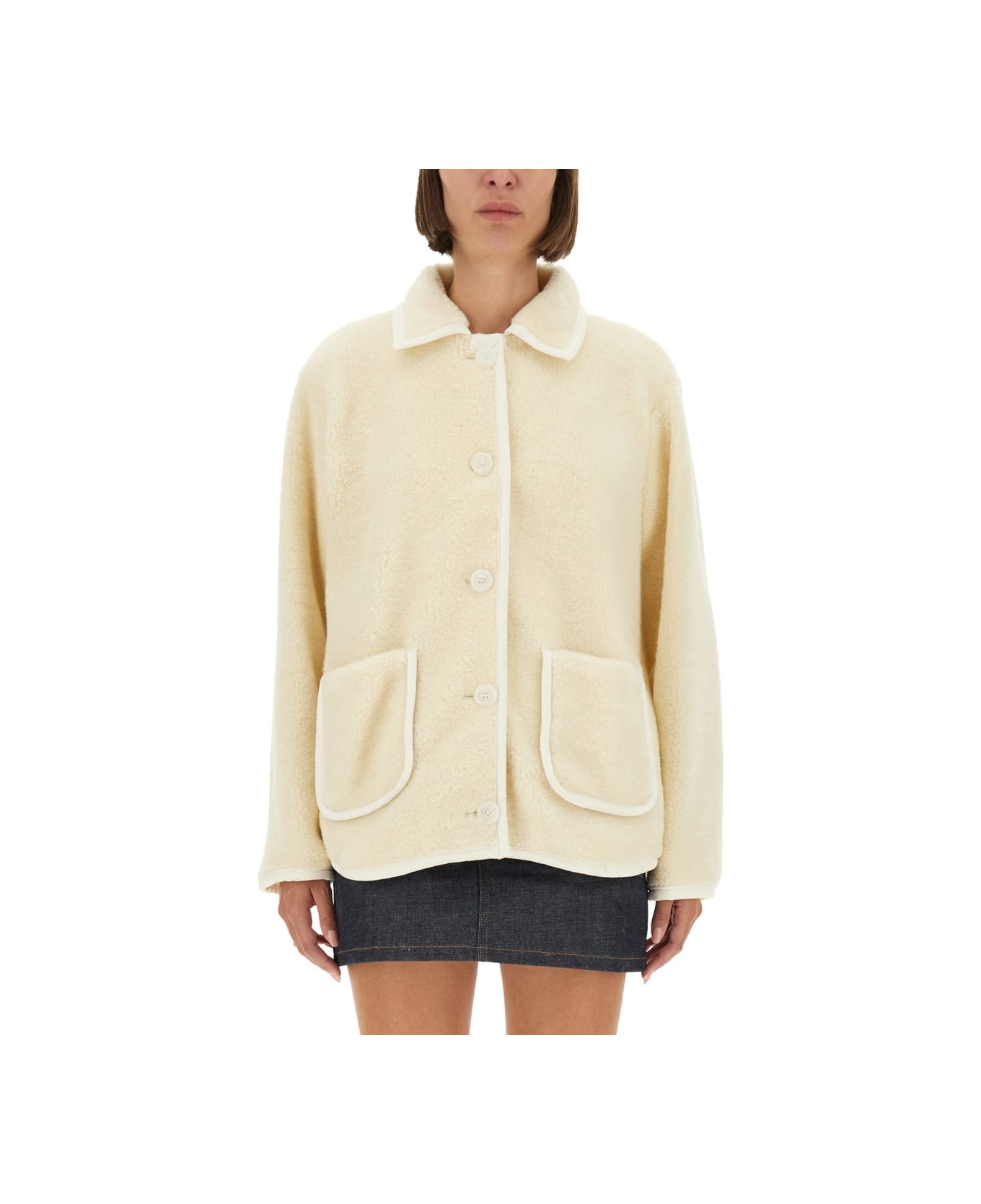 A.P.C. Blouson Jacket "estelle" - IVORY