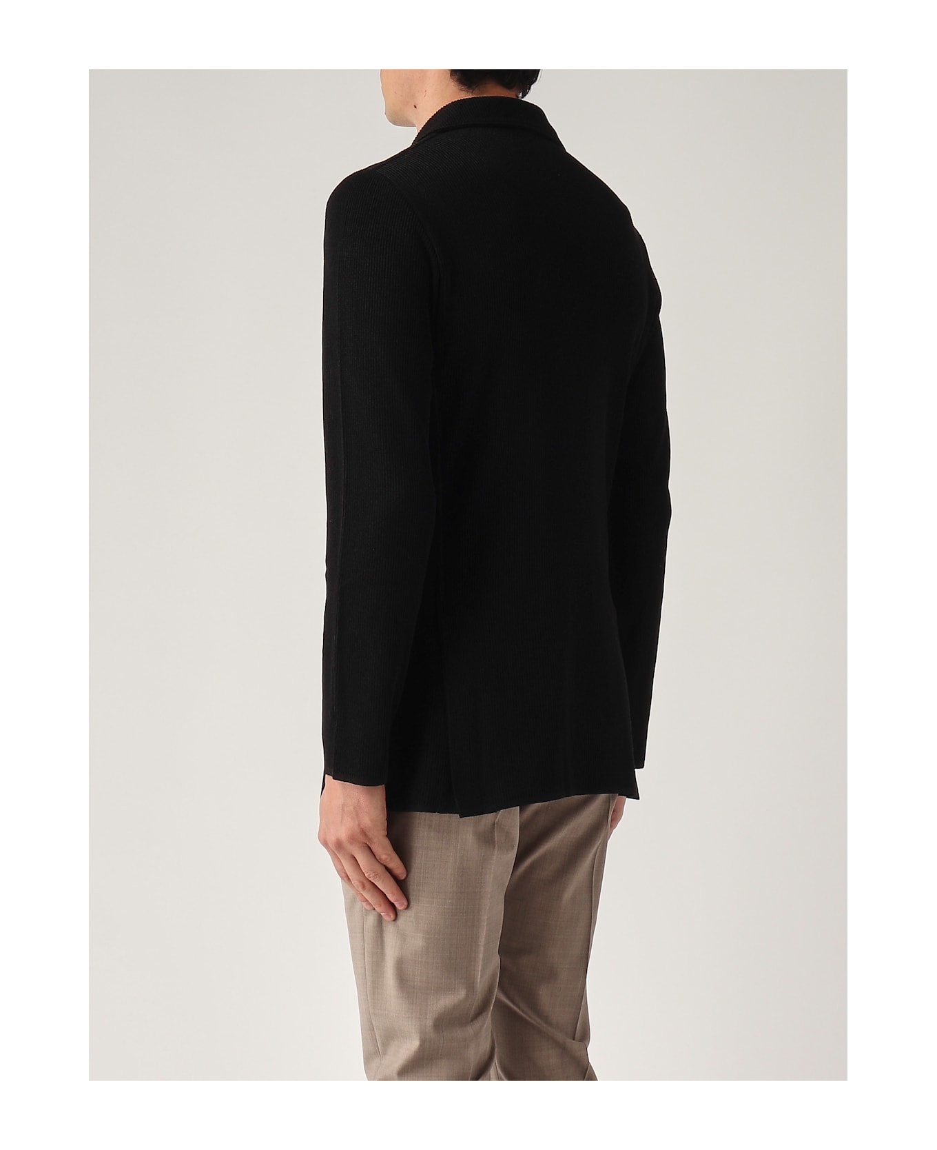 Lardini Giacca Maglia Jacket - NERO
