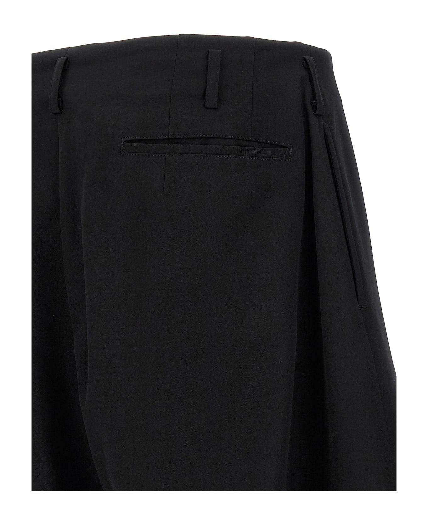 Comme Des Garçons Homme Plus Extra Loose Leg Pants - Black  