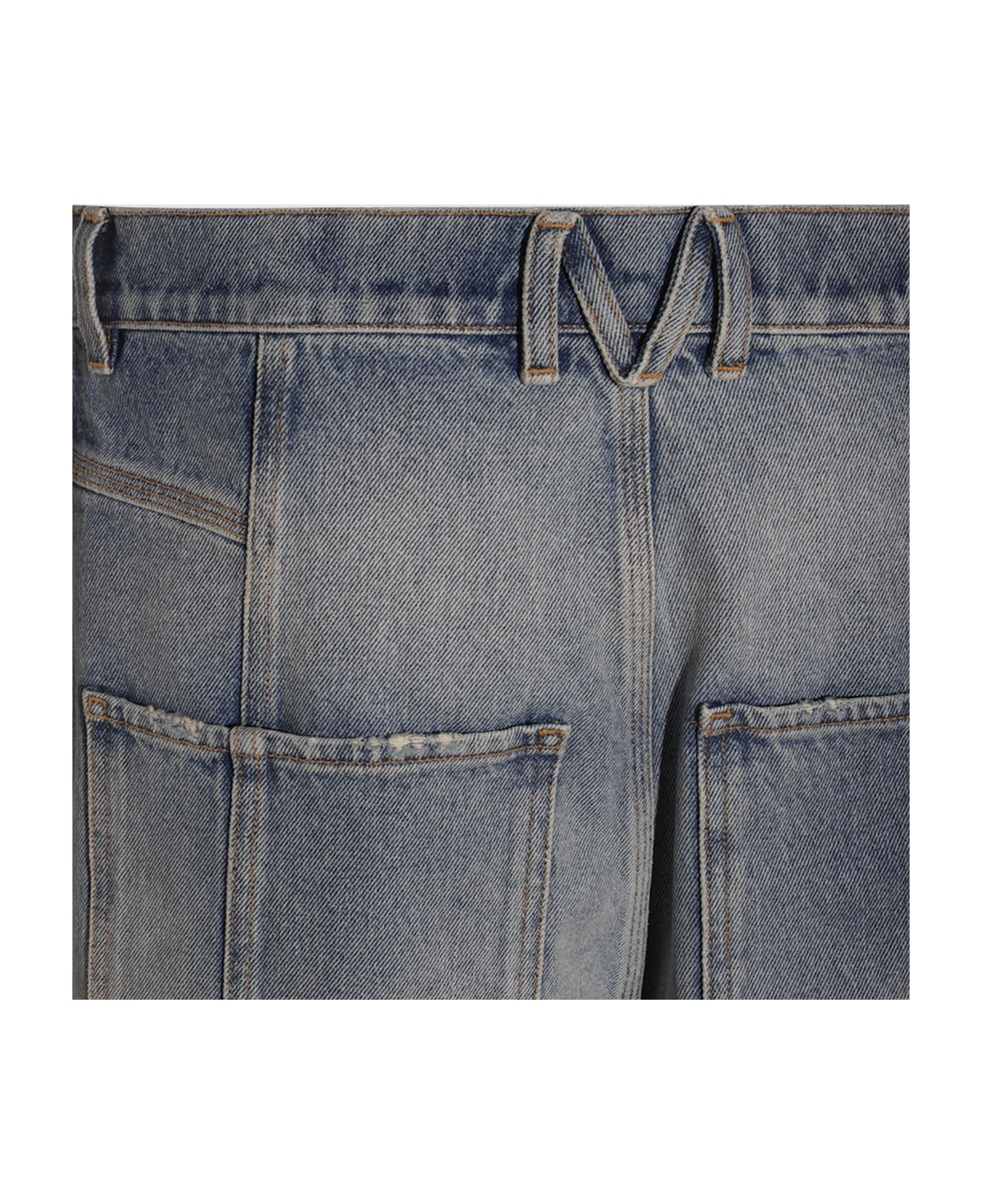 Moschino Blue Cotton Denim Jeans - Blue