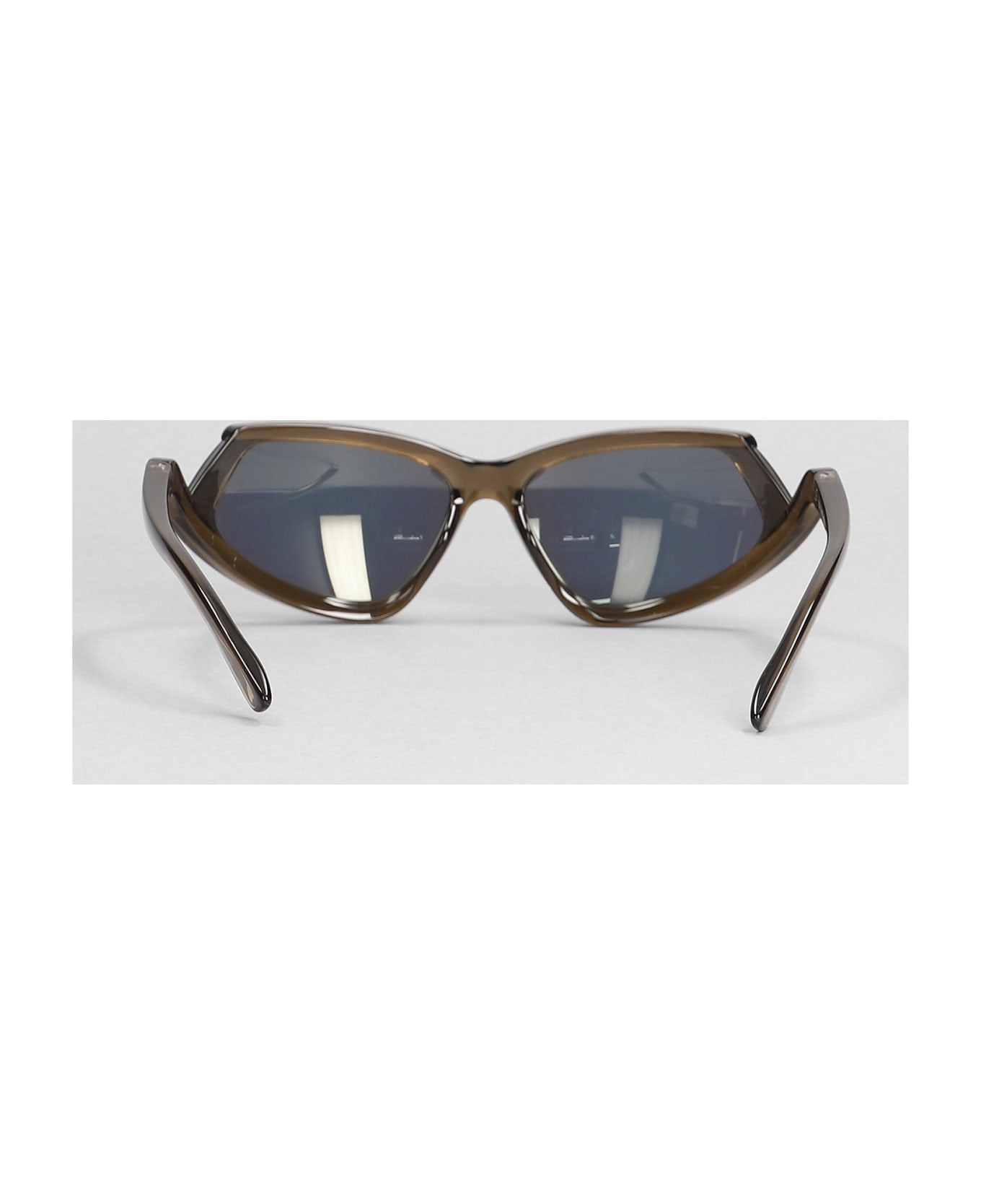Balenciaga Side Xp Cat Sunglasses In Brown Nylon - brown