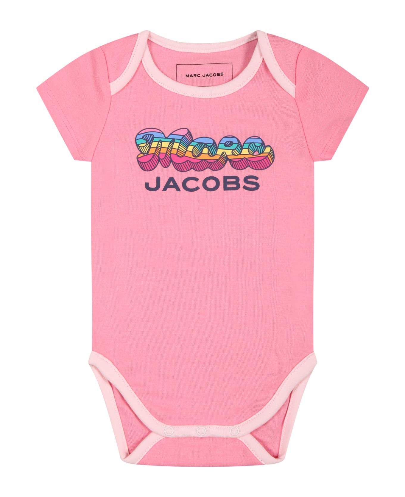 Little water Marc Jacobs Multicolor Set For Baby Girl Avec Print And Logo - Multicolor