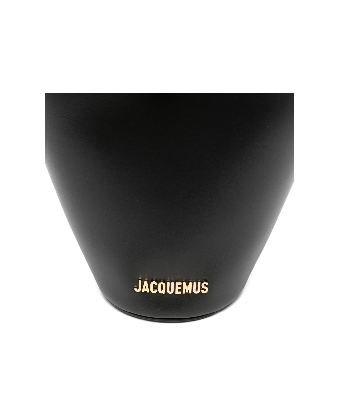 Jacquemus Le Petit Bambola Leather Bucket Bag - Black