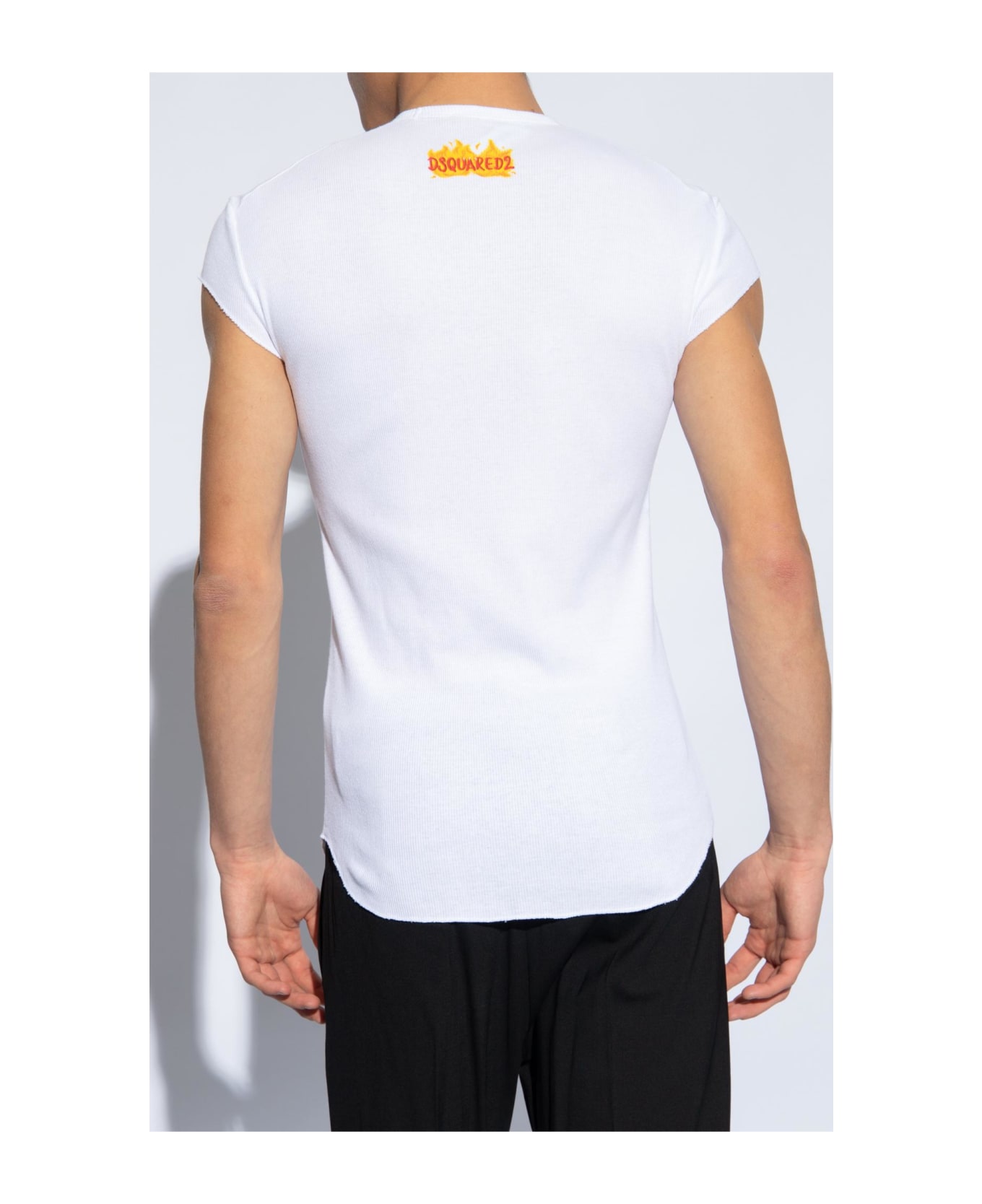 Dsquared2 Printed T-shirt - WHITE シャツ