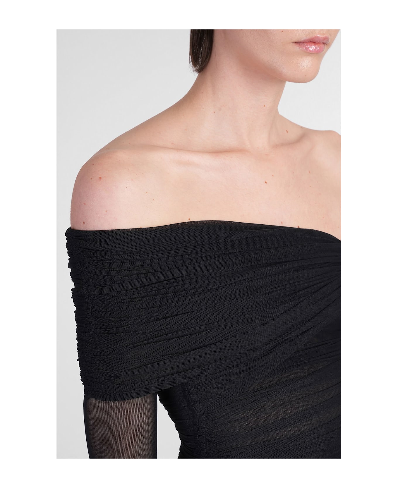 Mugler Body In Black Polyamide - black