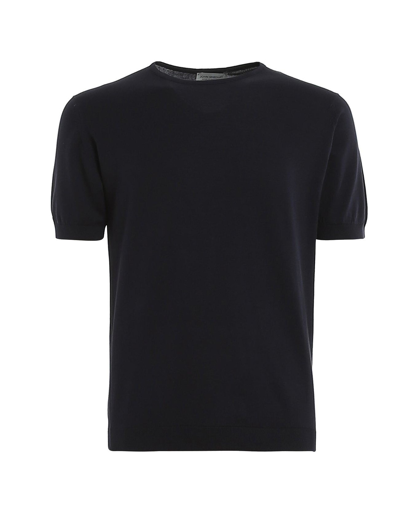 John Smedley Belden Classic T-shirt - NAVY シャツ