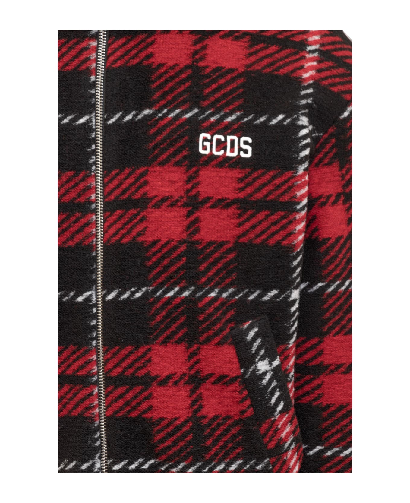GCDS Tartan Jacket - RED