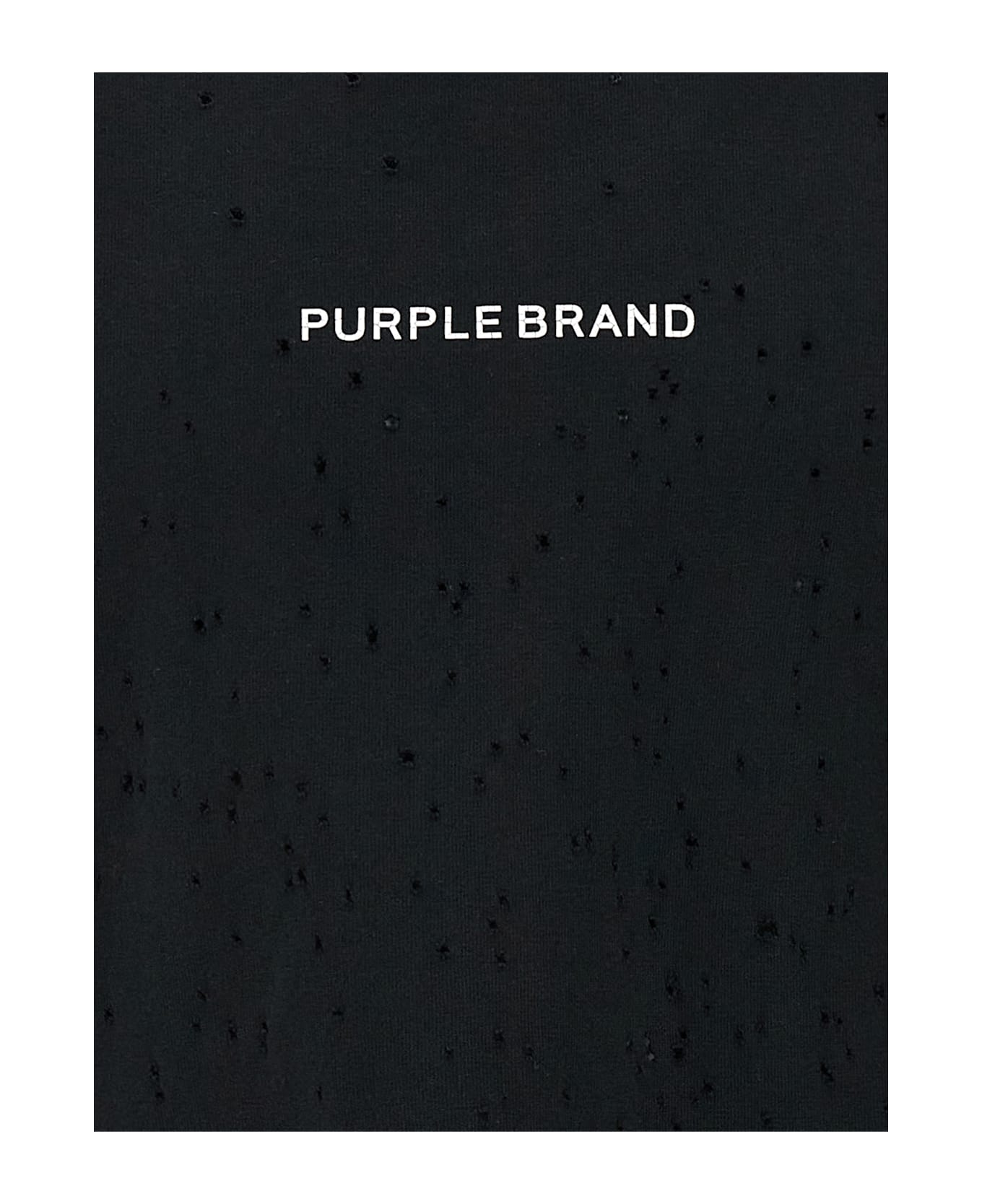 Purple Brand 
trademark
 T-shirt - Black  