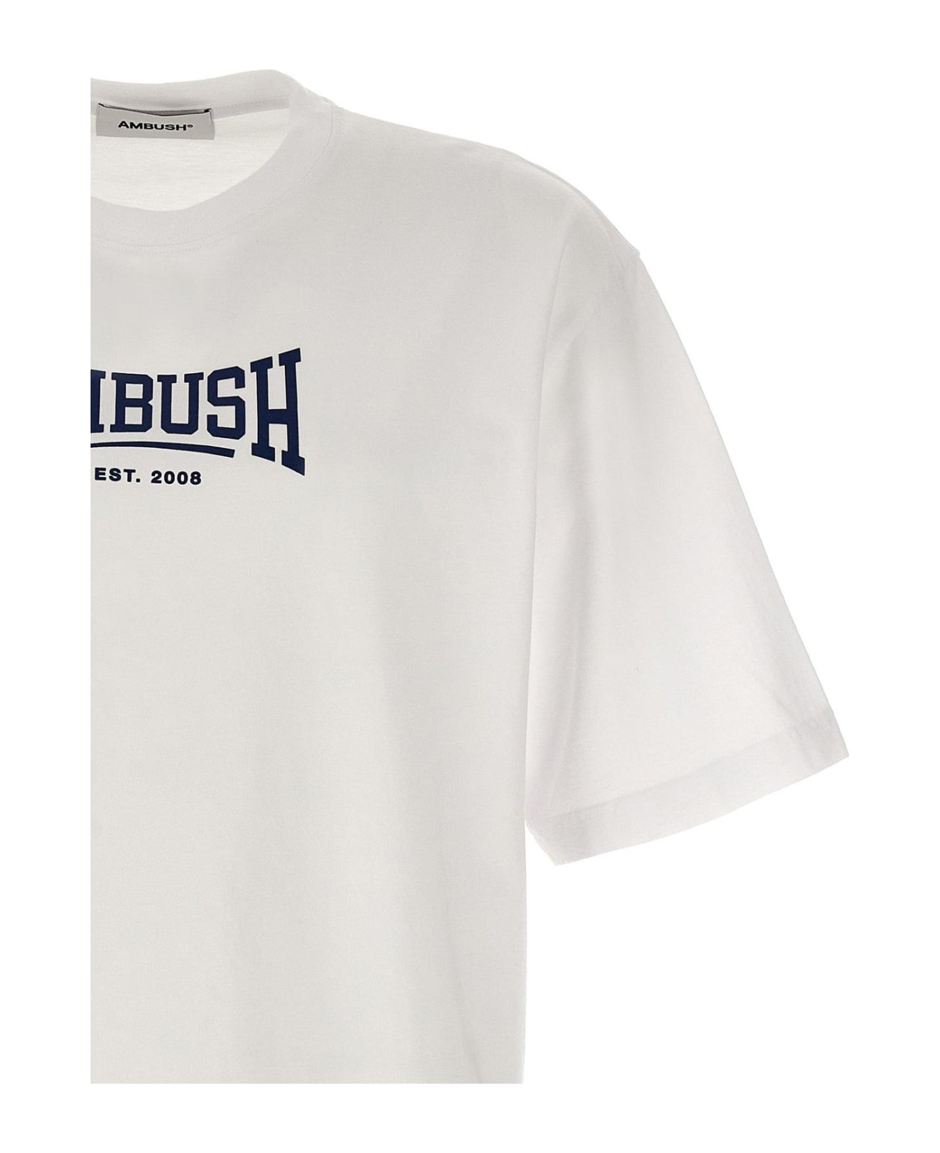 AMBUSH Logo Printed Crewneck T-shirt - BLANC DE BLANC シャツ