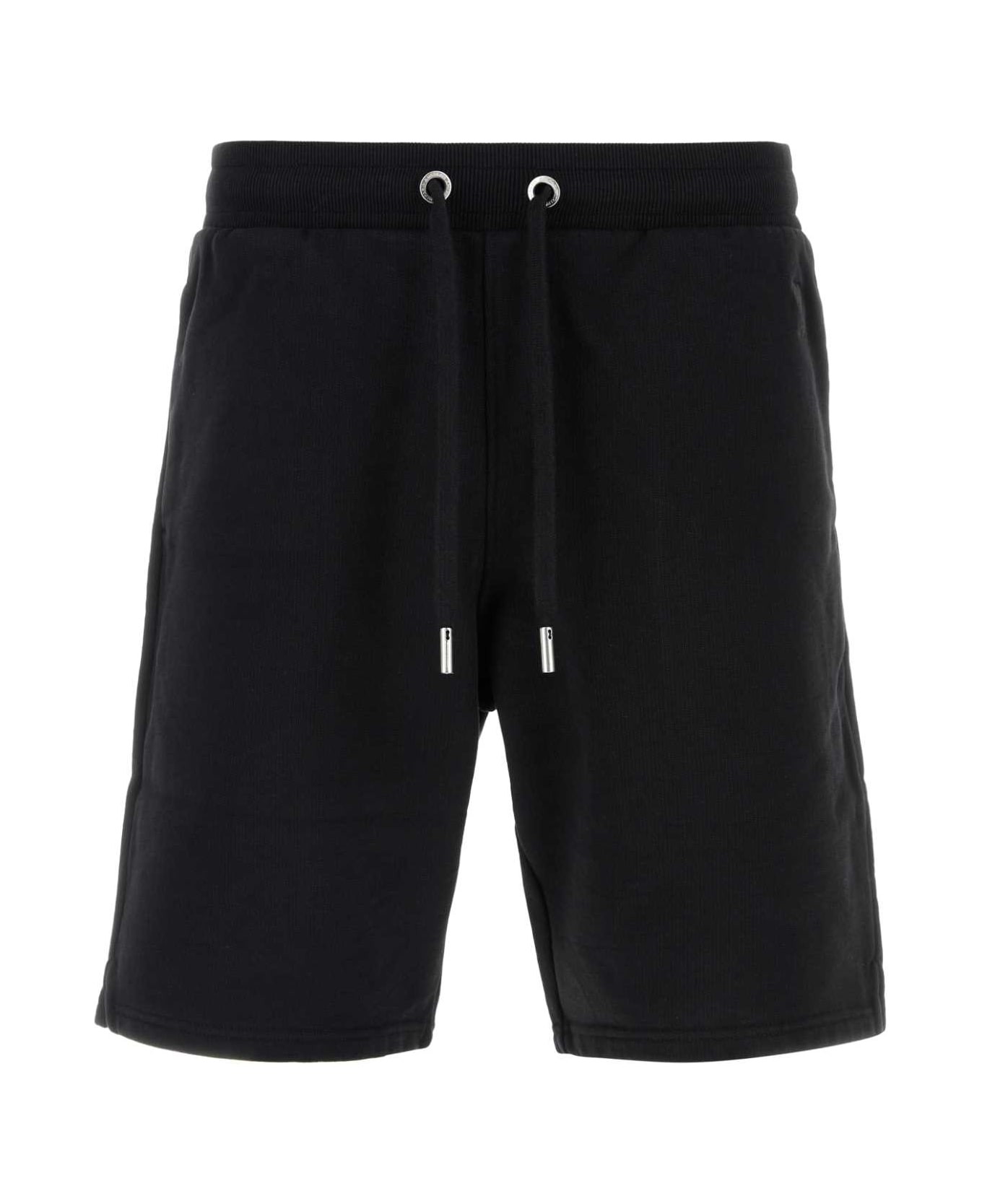 Ami Alexandre Mattiussi Black Cotton Bermuda Shorts - BLACK