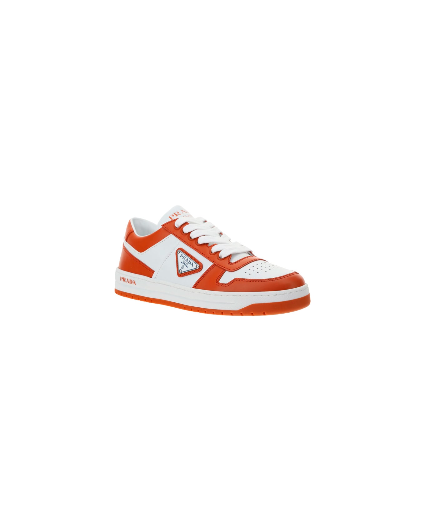 Prada Sneakers - Bianco+arancio