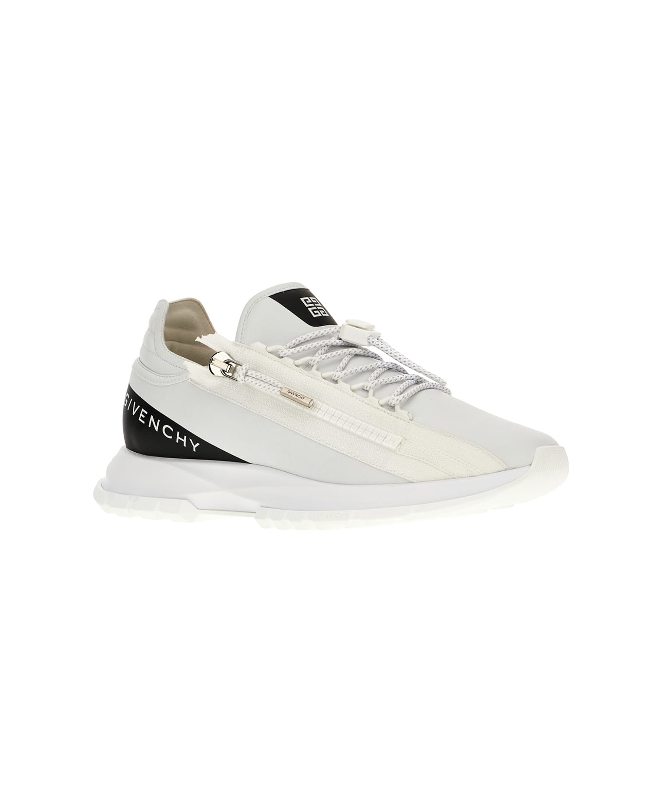 Givenchy Nylon Spectre Zip Runners Sneakers - White