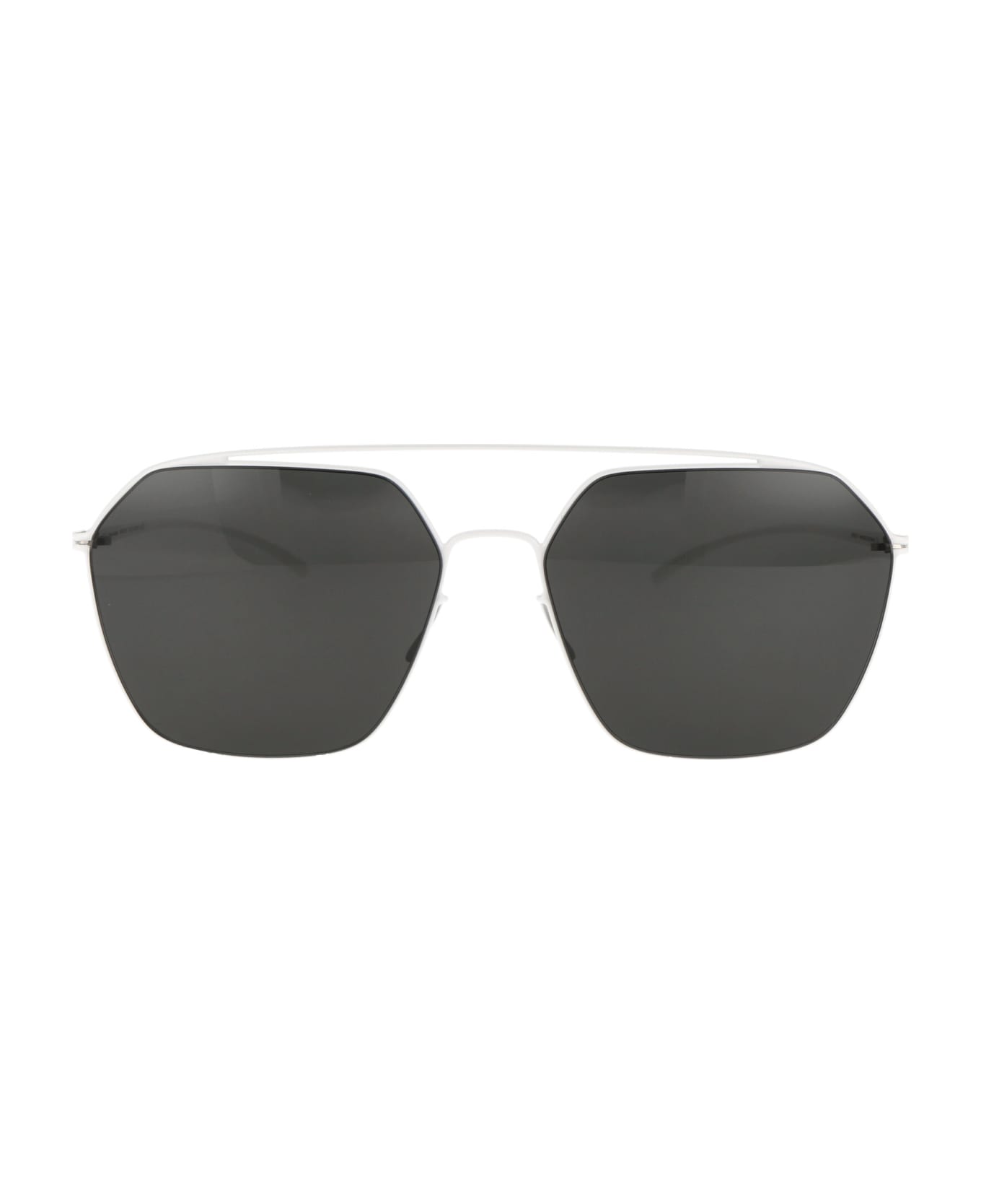 Mykita Mmesse016 Sunglasses - 333 E13 White Dark Grey Solid