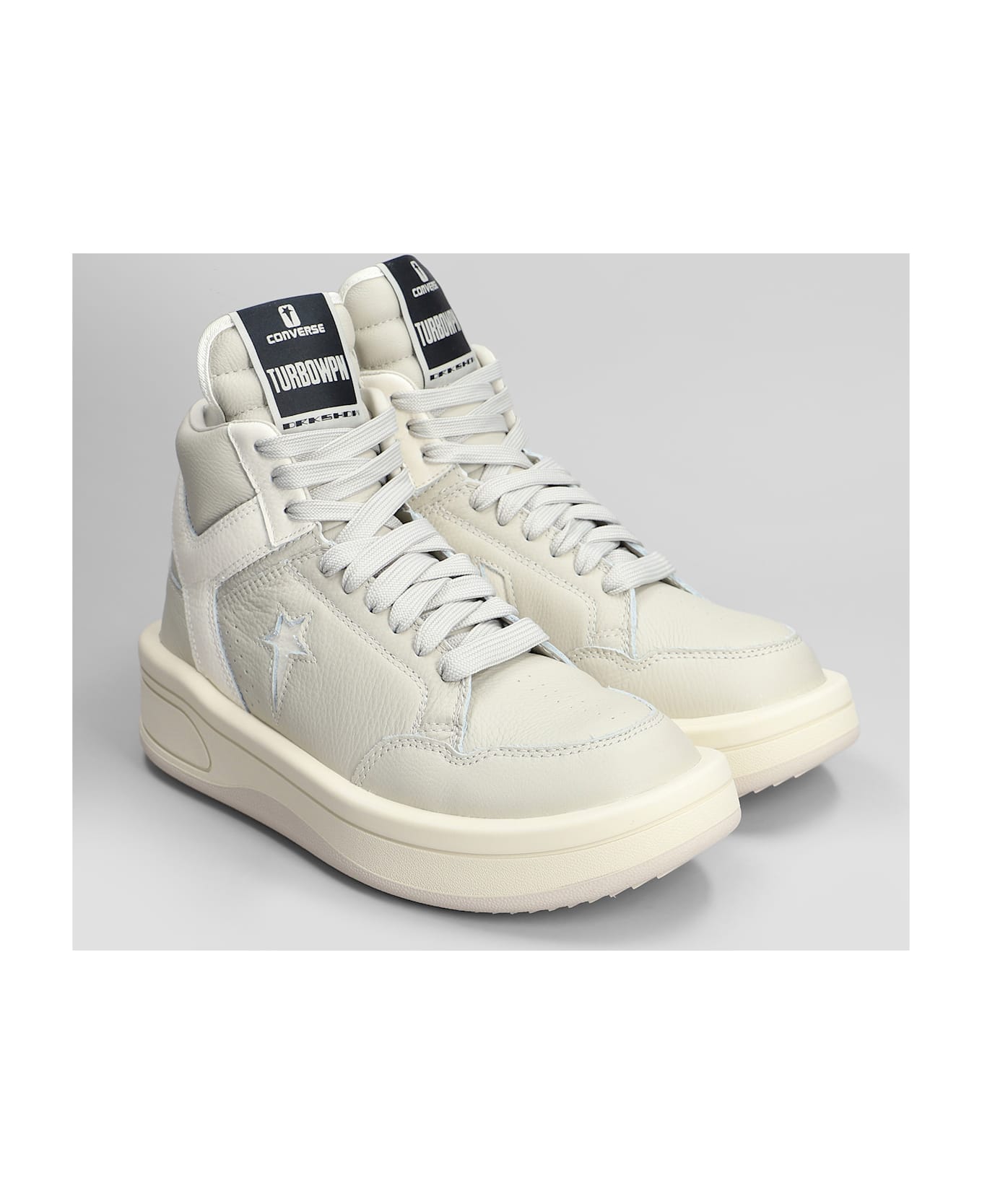 DRKSHDW Turbowpn Sneakers In Grey Leather - grey スニーカー