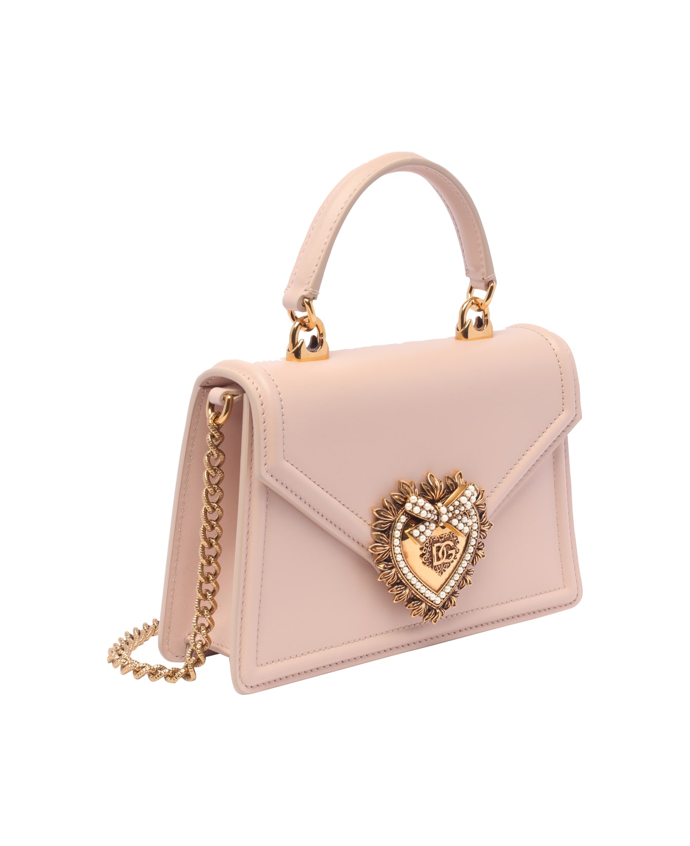 Dolce & Gabbana Devotion Small Handbag - Cipria