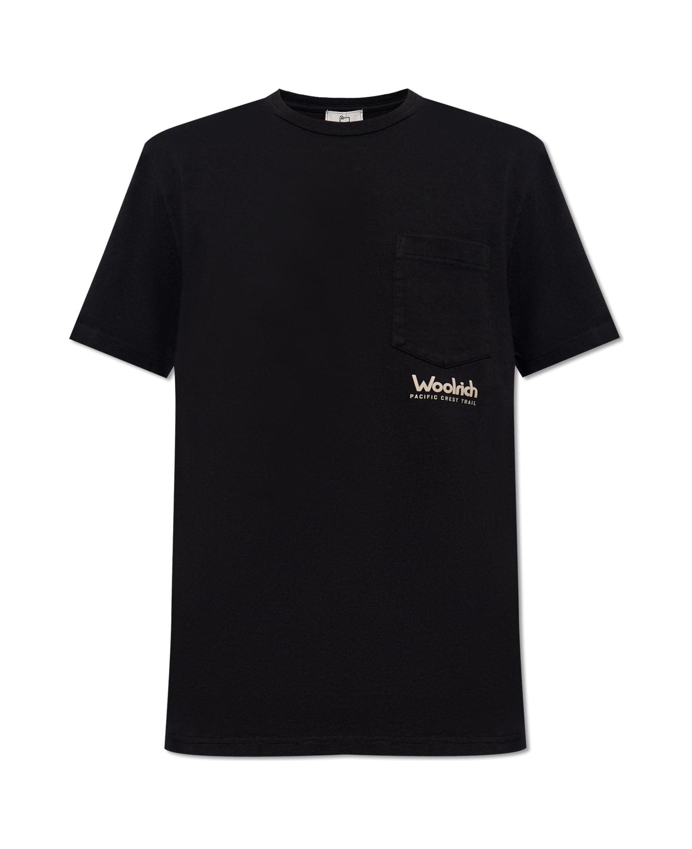 Woolrich T-shirt With Logo - Nero