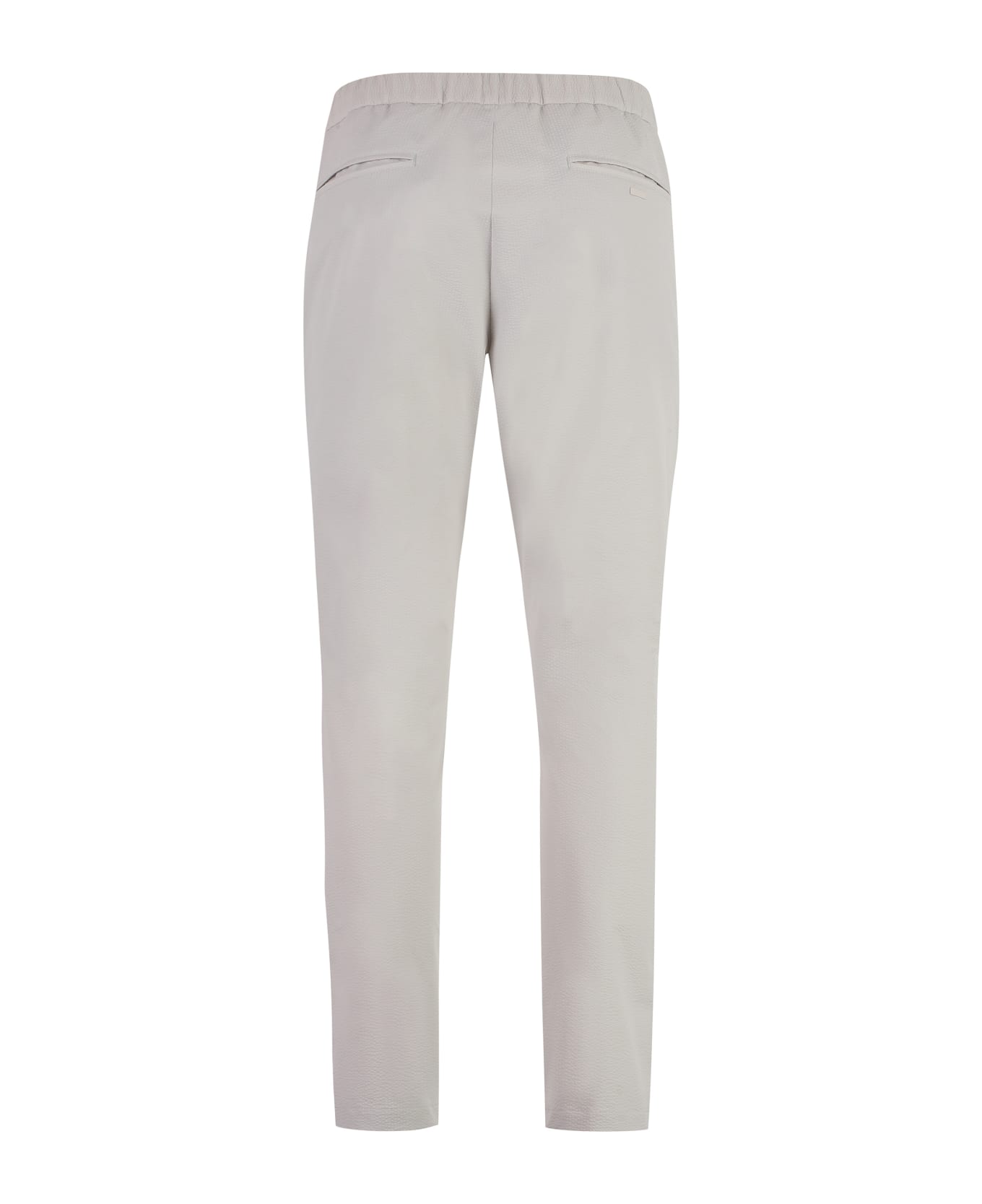 Herno Wavy Touch Laminar Trousers - Light Grey