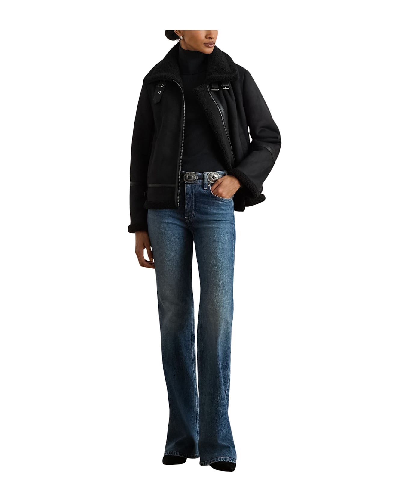 Ralph Lauren Fx Sh Sb 24 Unlined Coat - Black