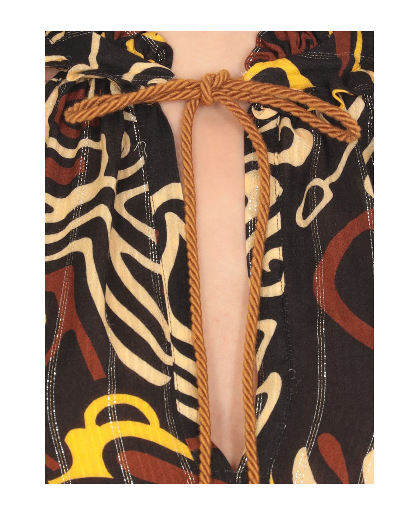 Miss Bikini Viscose Caftan - Black
