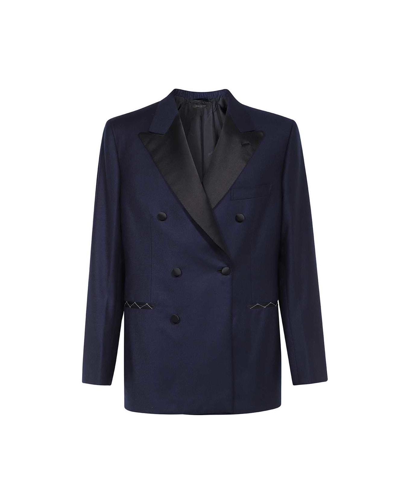 Brioni Virgilio Dbr Double-breasted Virgin Wool Jacket - blue