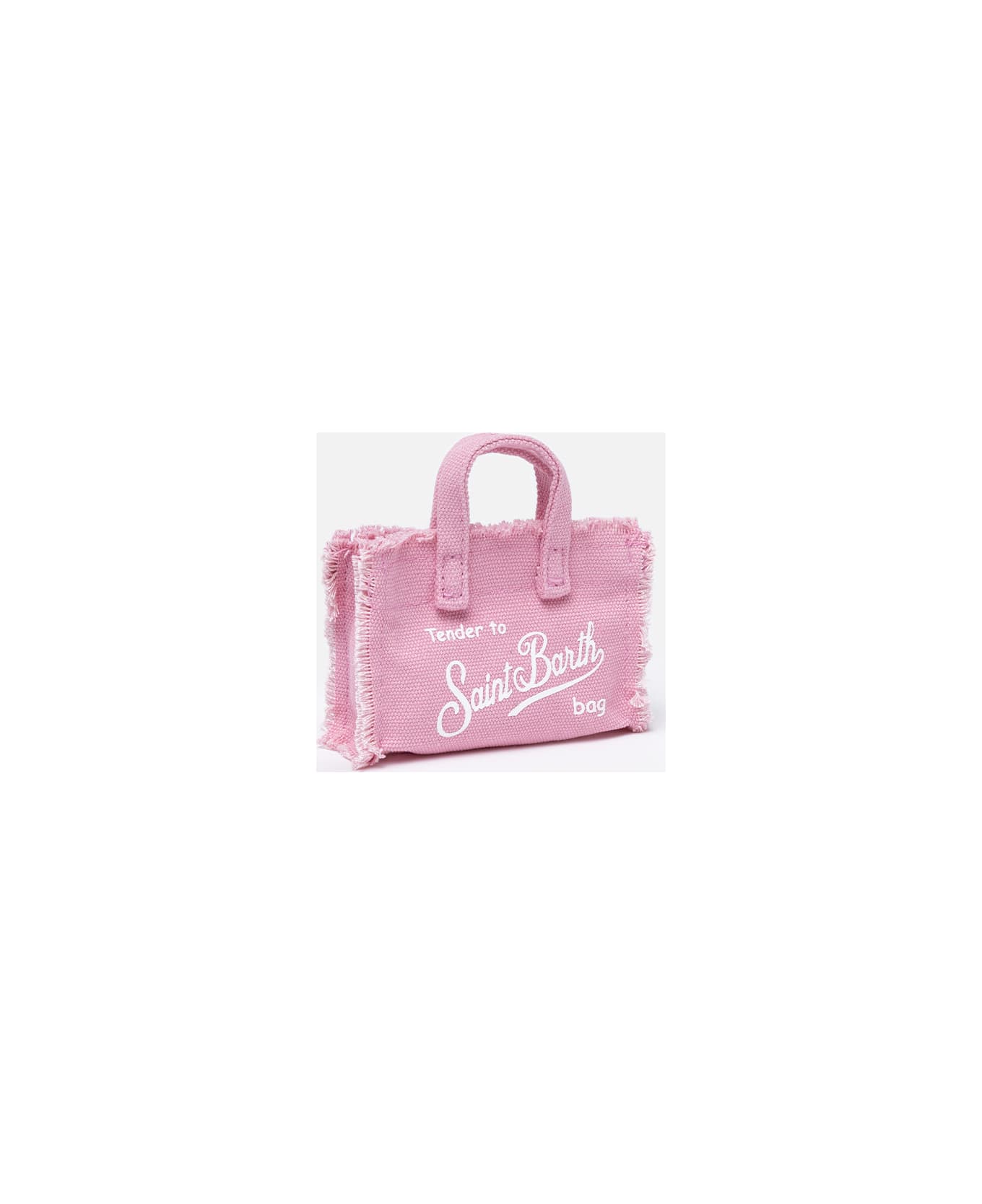 MC2 Saint Barth Pink Cotton Canvas Key Holder - PINK