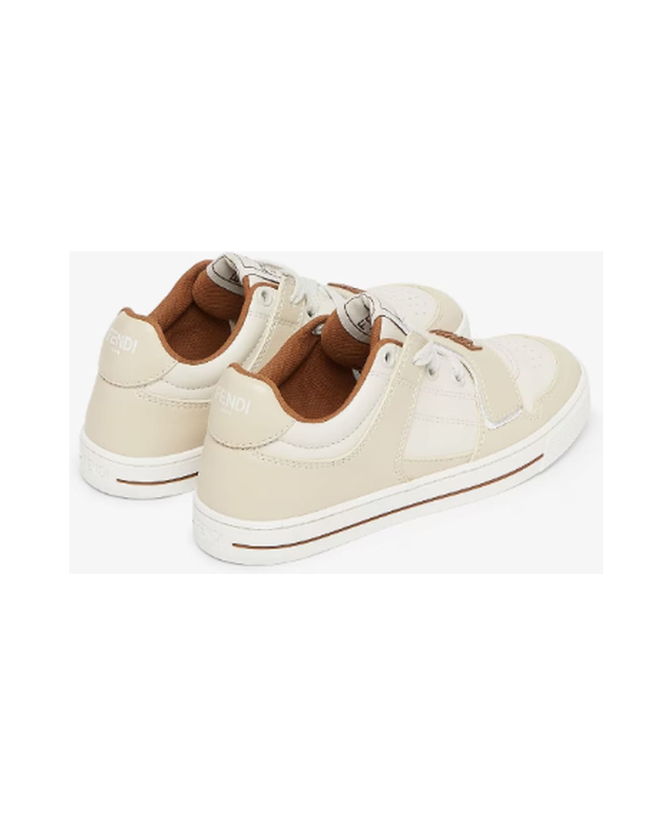 Fendi Kids Sneakers White - White