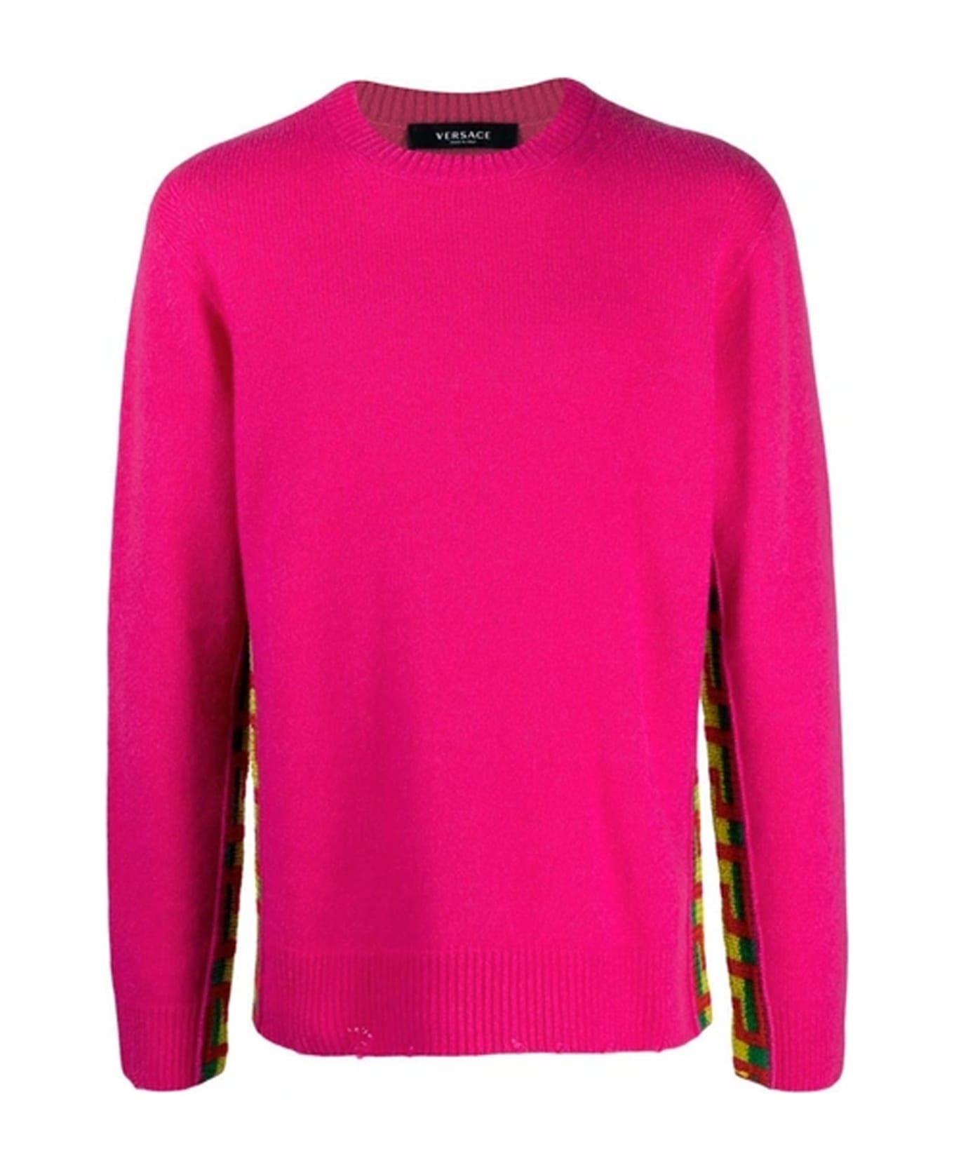 Versace Greca Wool Sweater - Pink